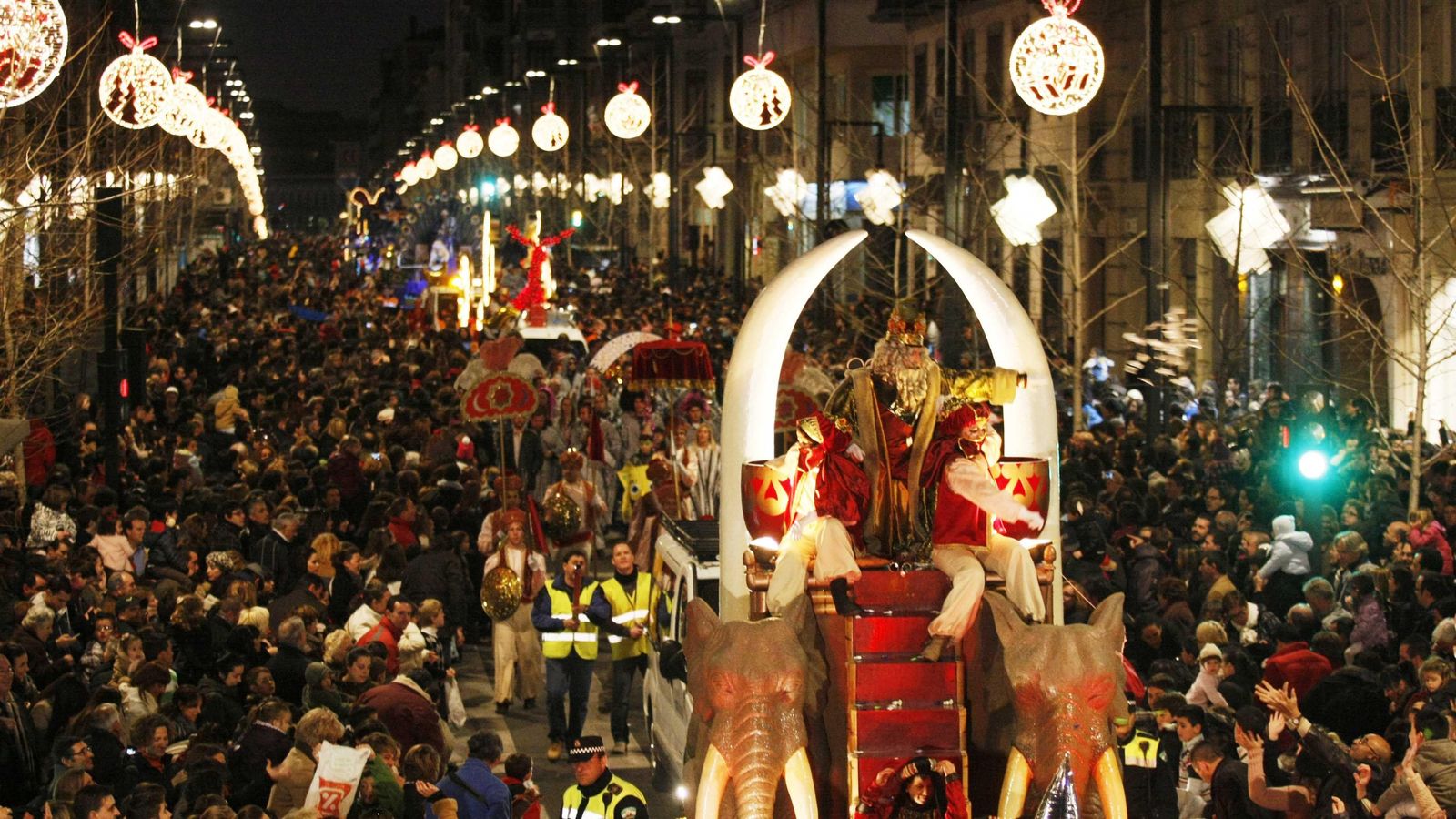 Una de las Cabalgatas de Reyes de años anteriores en Granada