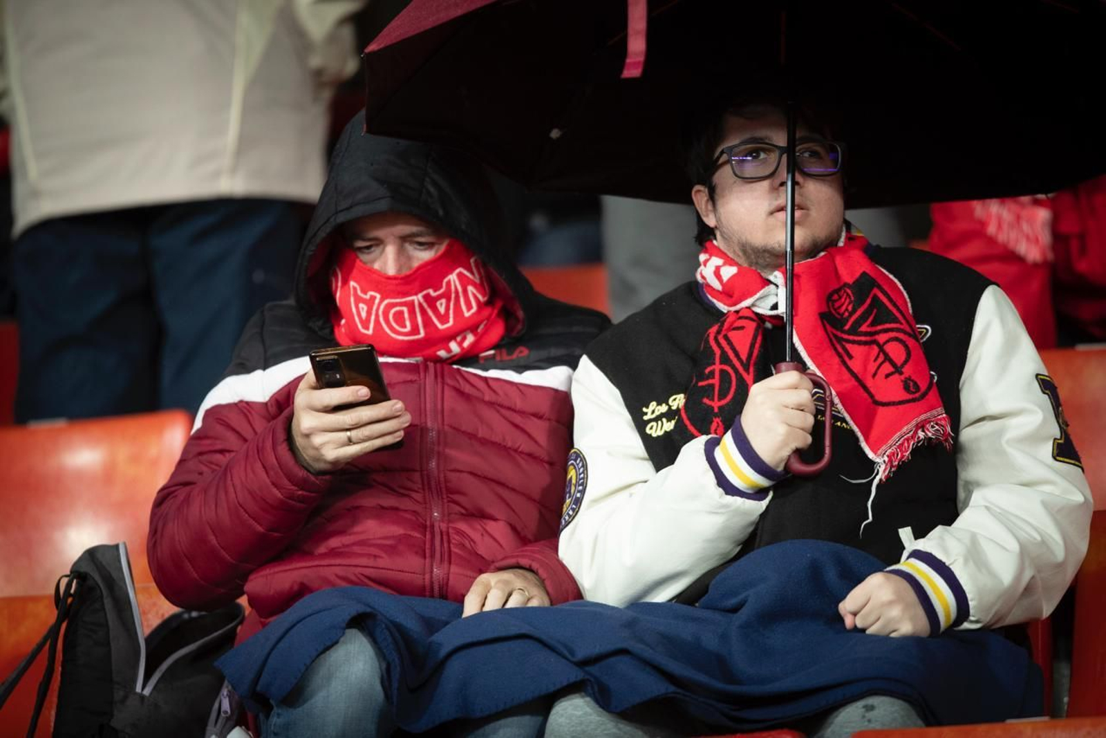 Encuéntrate en la grada de Los Cármenes durante el Granada-Albacete