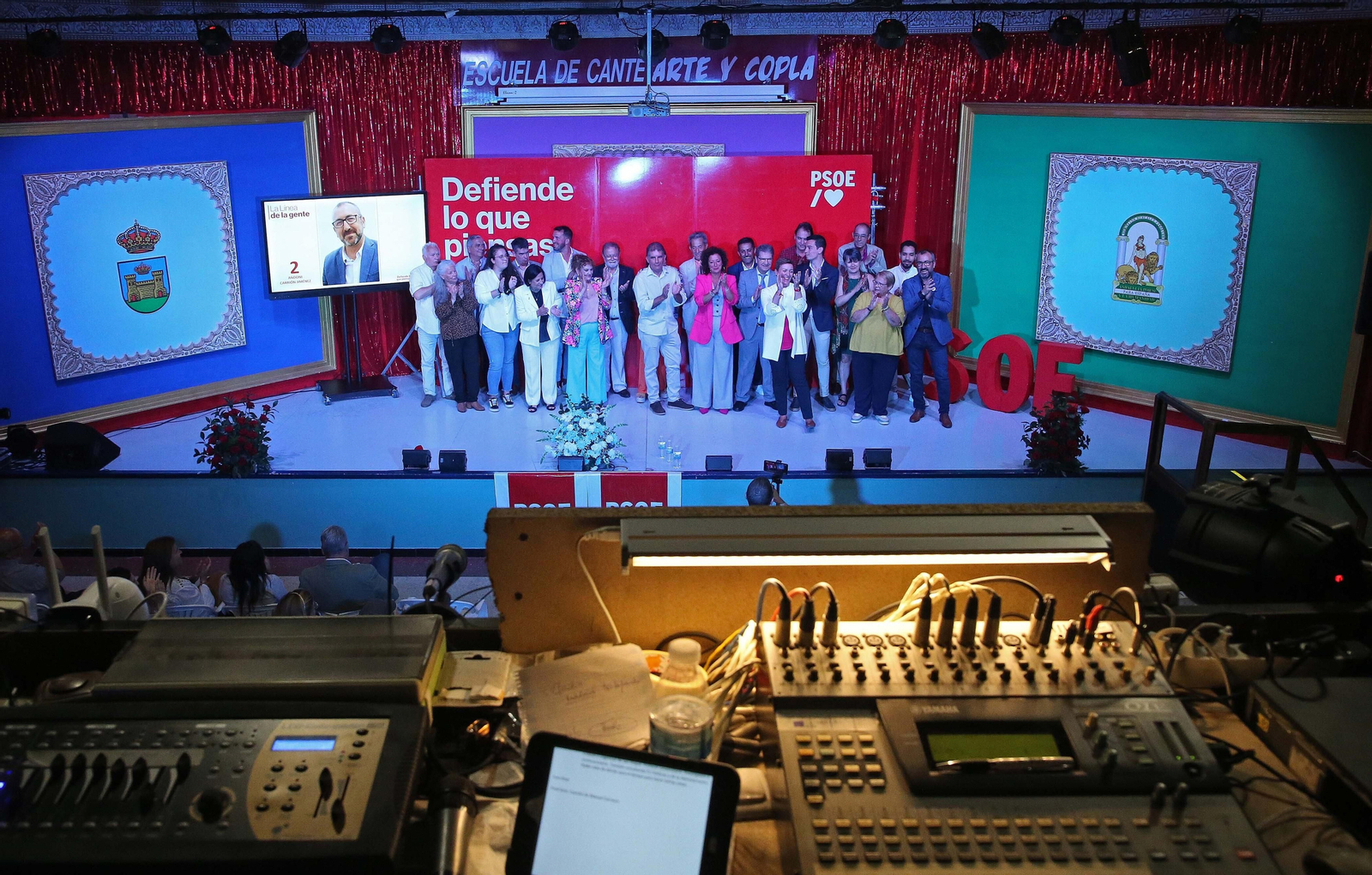 Fotos de la presentación de la candidatura de Gemma Araujo a la Alcaldía de La Línea