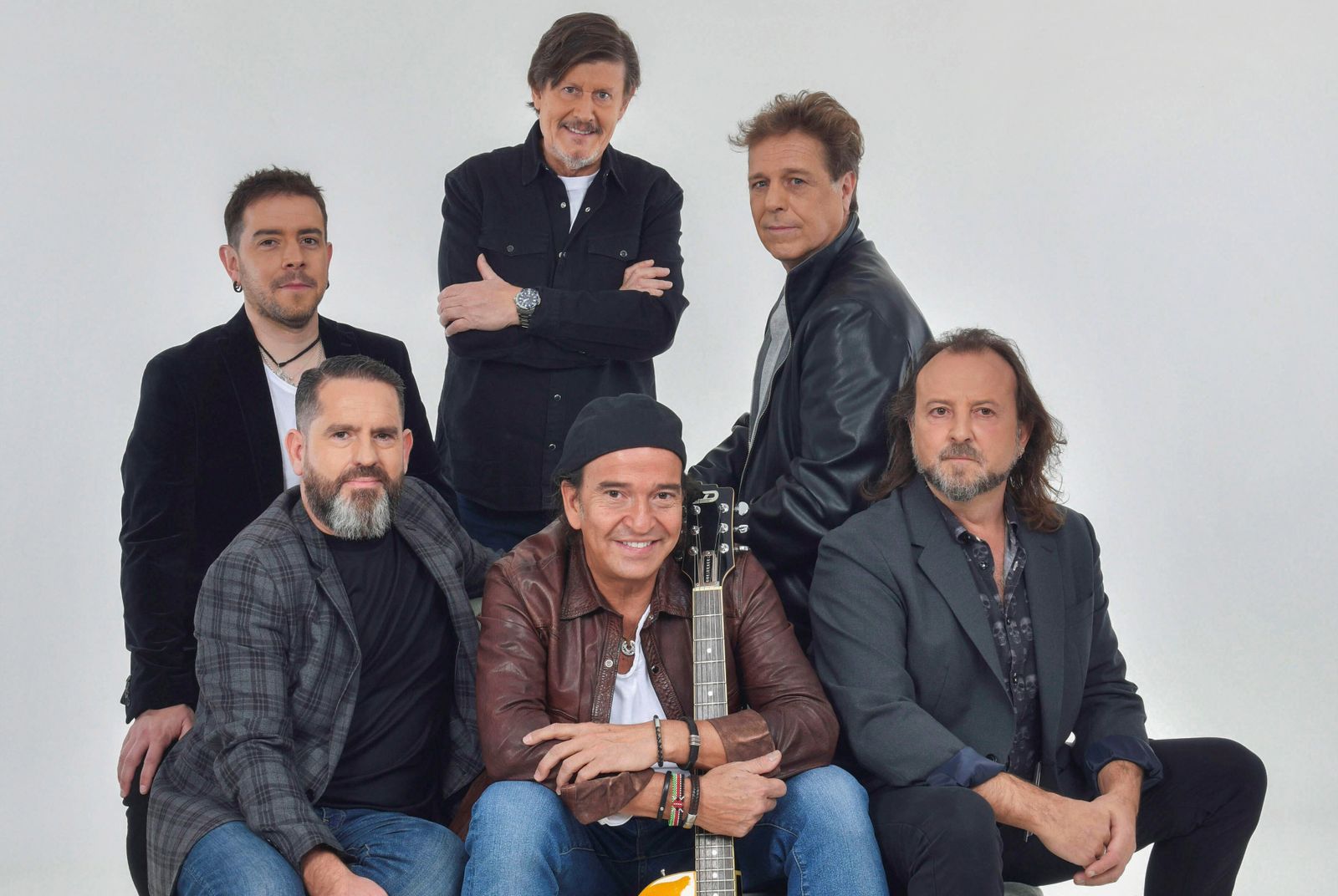 El grupo de rock Los Secretos.