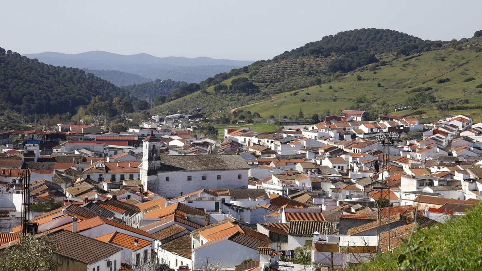 Panorámica de Villaviciosa de Córdoba.