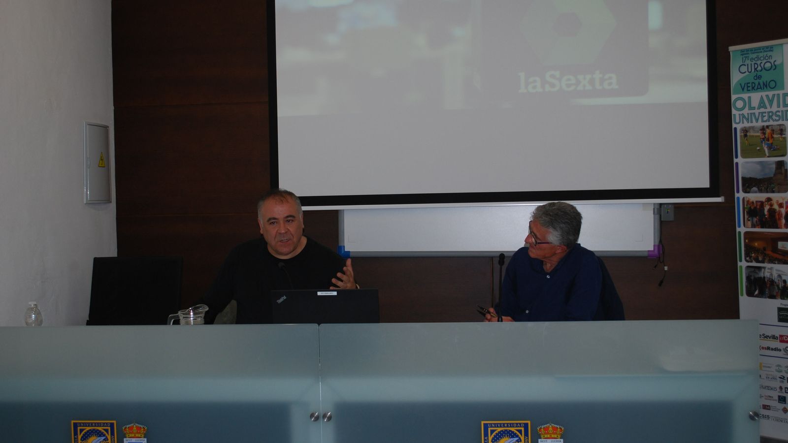 Intervención del periodista de la Sexta.