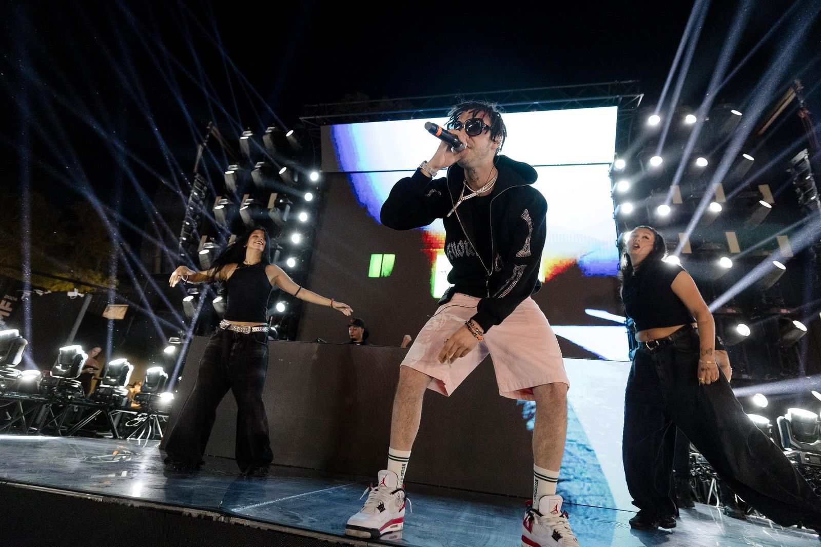 Kidd Keo durante su actuación en el Concert Music Festival de Chiclana