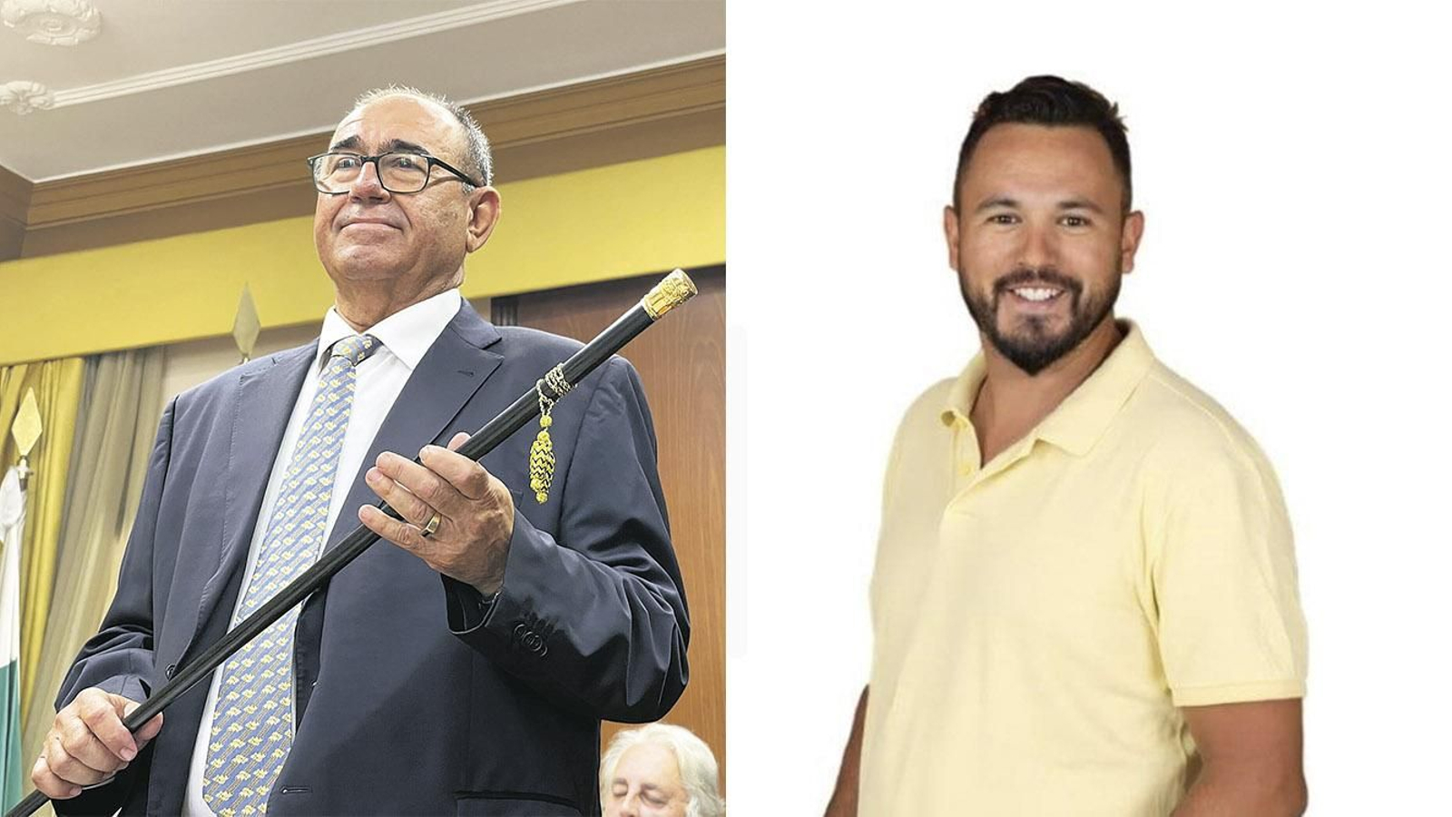 Arturo Grima (PP), actual alcalde de Turre, y José Antonio Visiedo (IU), futuro regidor