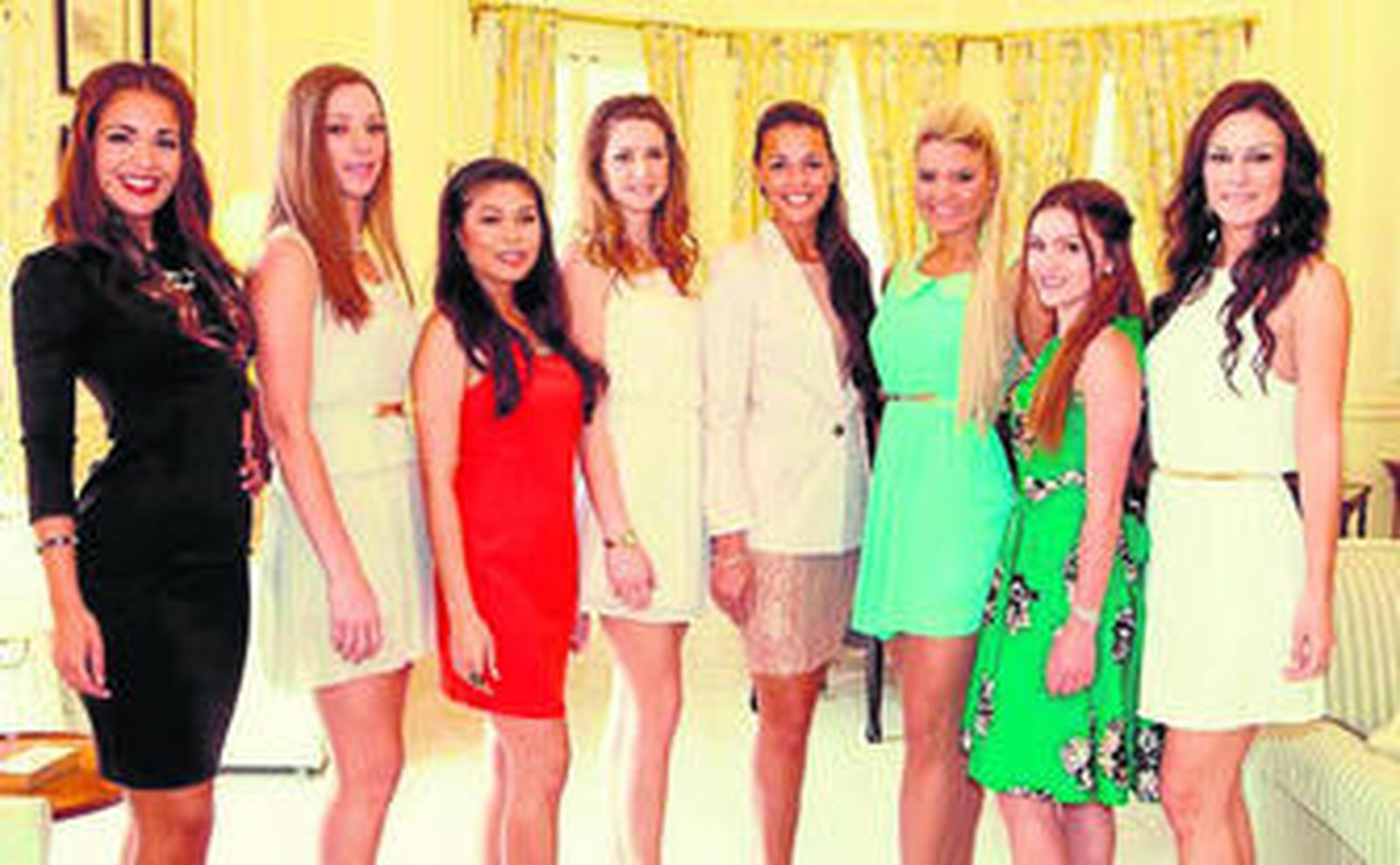 Las chicas posan en uno de los actos en los que han participado en las últimas semanas.