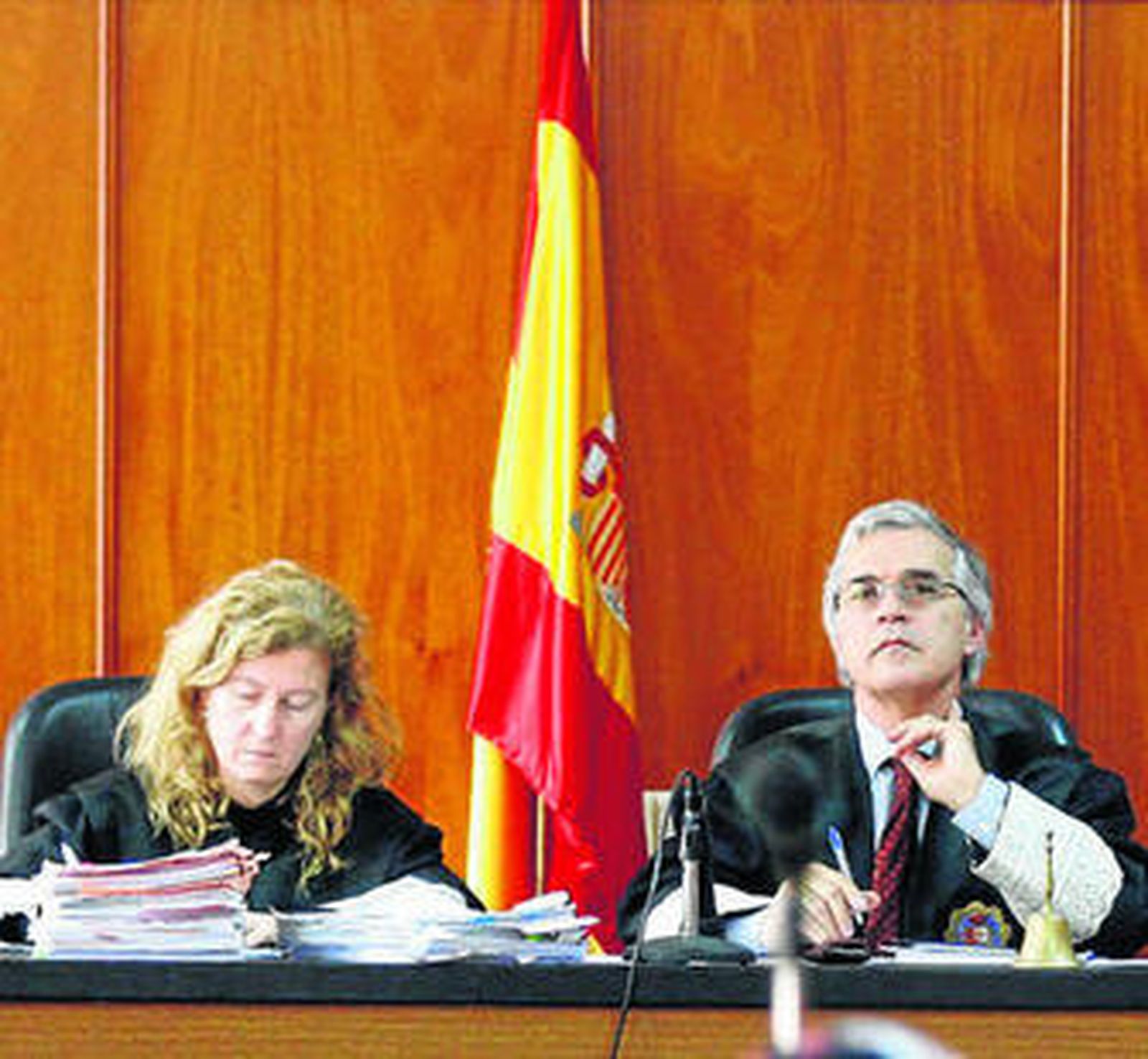 Magistrados de la Sección Tercera de la Audiencia Provincial, en otro juicio.