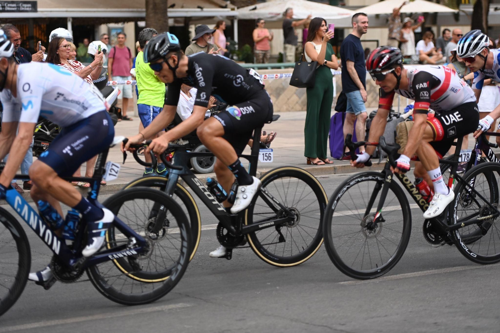 Las fotos de la Vuelta a España al paso por Málaga capital