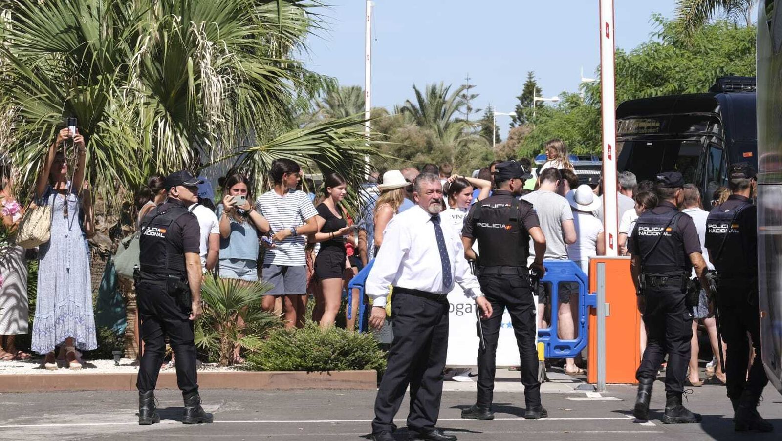 La llegada del Real Madrid a Almería en imágenes