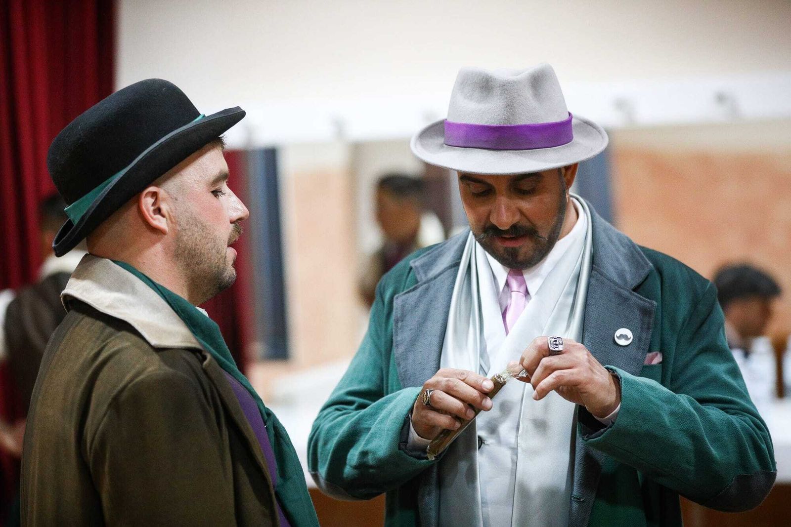 Ambiente en camerinos