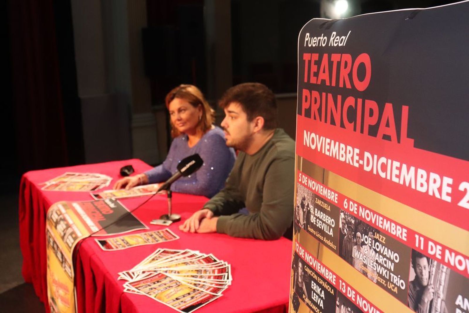 Elena Amaya y Alfredo Fernández presentan la programación del Teatro Principal