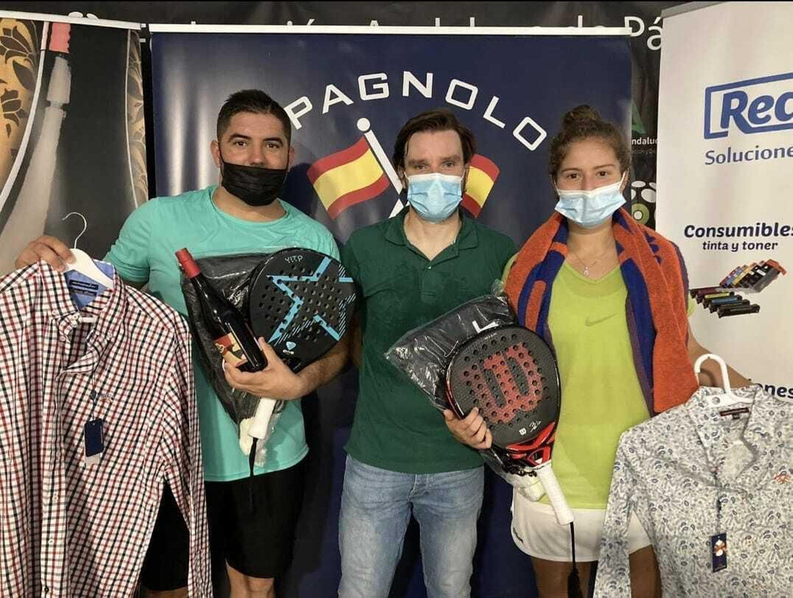 Entrega de premios del concurso de padel