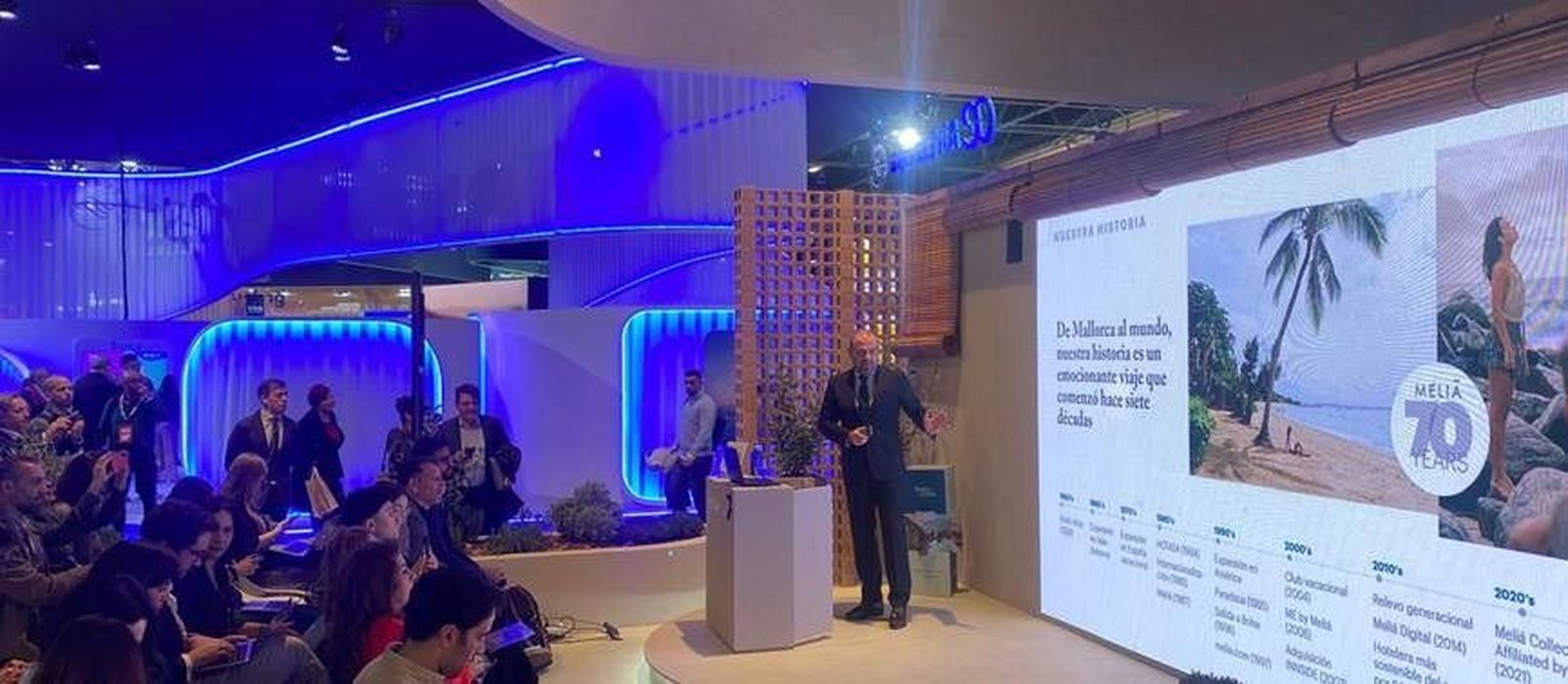 Presentación de Meliá en Fitur.