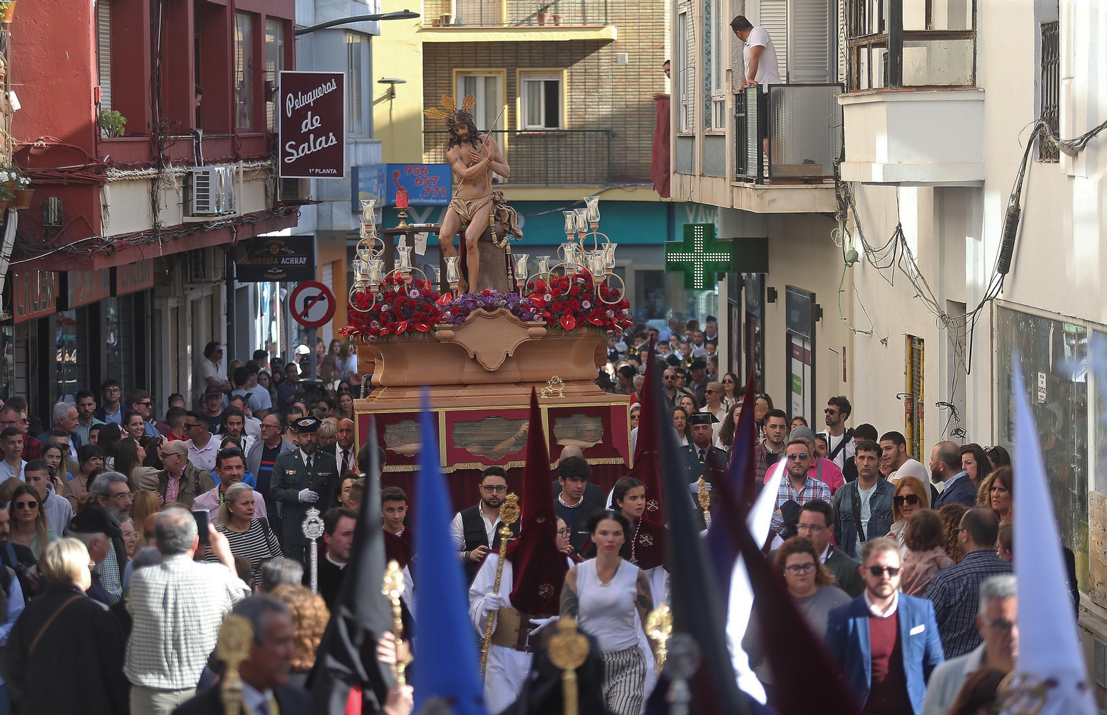 Fotos del Lunes Santo en Algeciras: Coronado de Espinas y La Columna