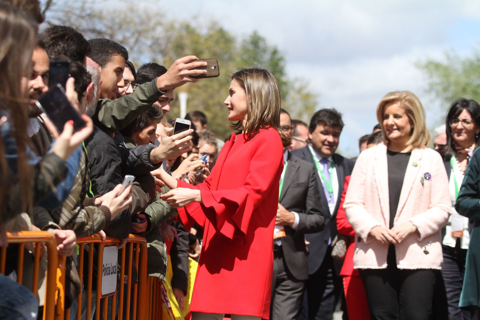 Imágenes de la visita de la reina Letizia a Huelva