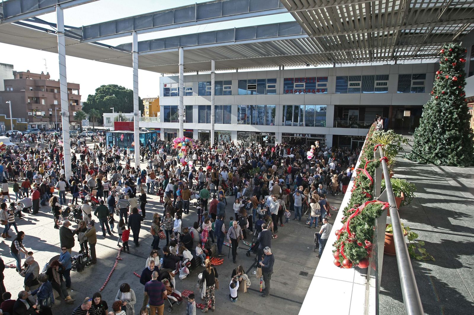 Arrastre de latas en Algeciras