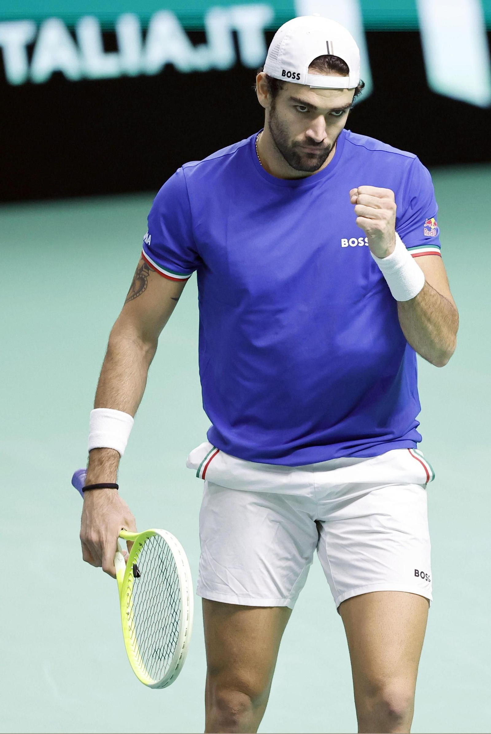 Las fotos de la final de la Copa Davis Italia-España