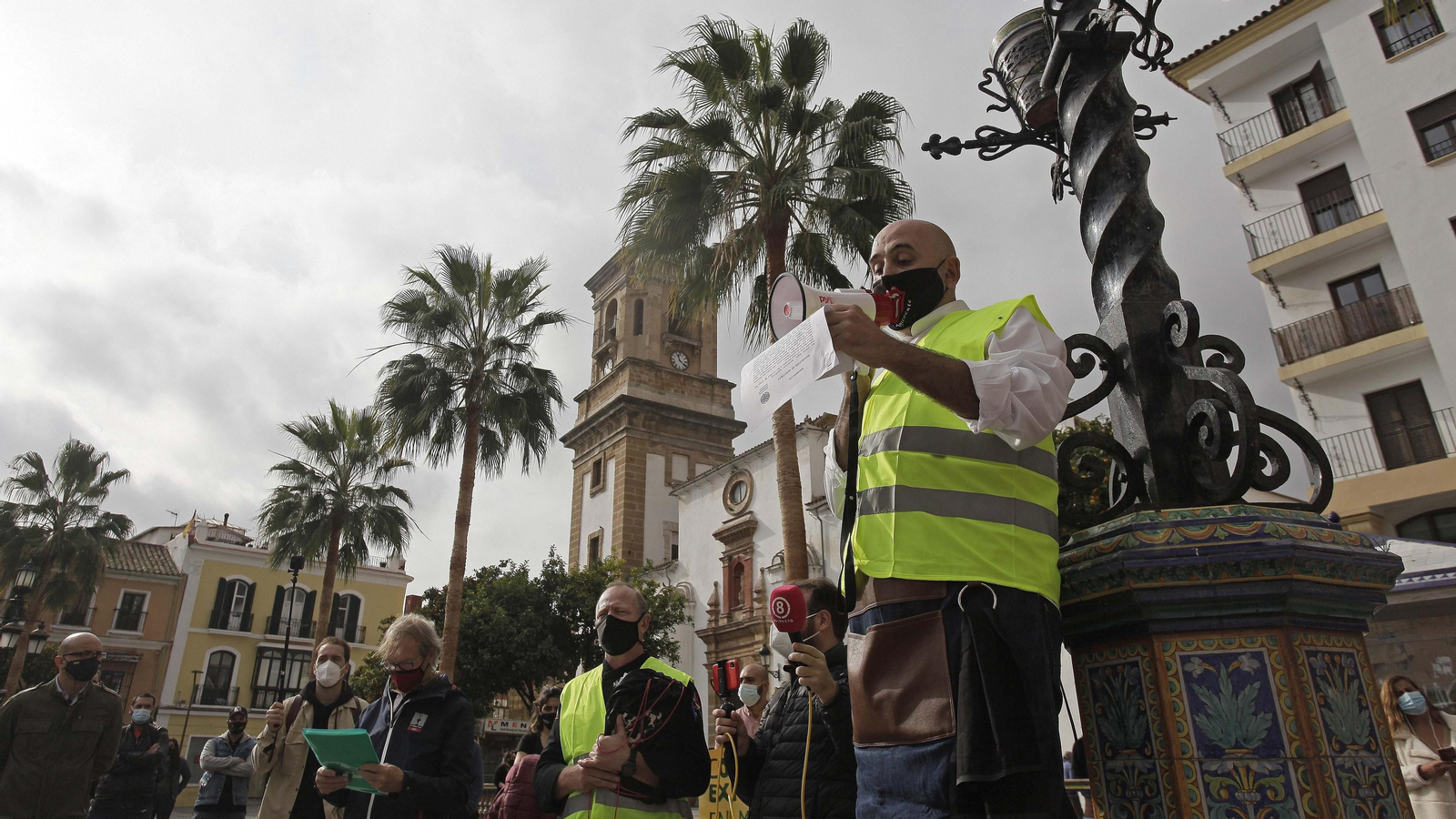 Fotos de la manifestación de la hostelería en Algeciras