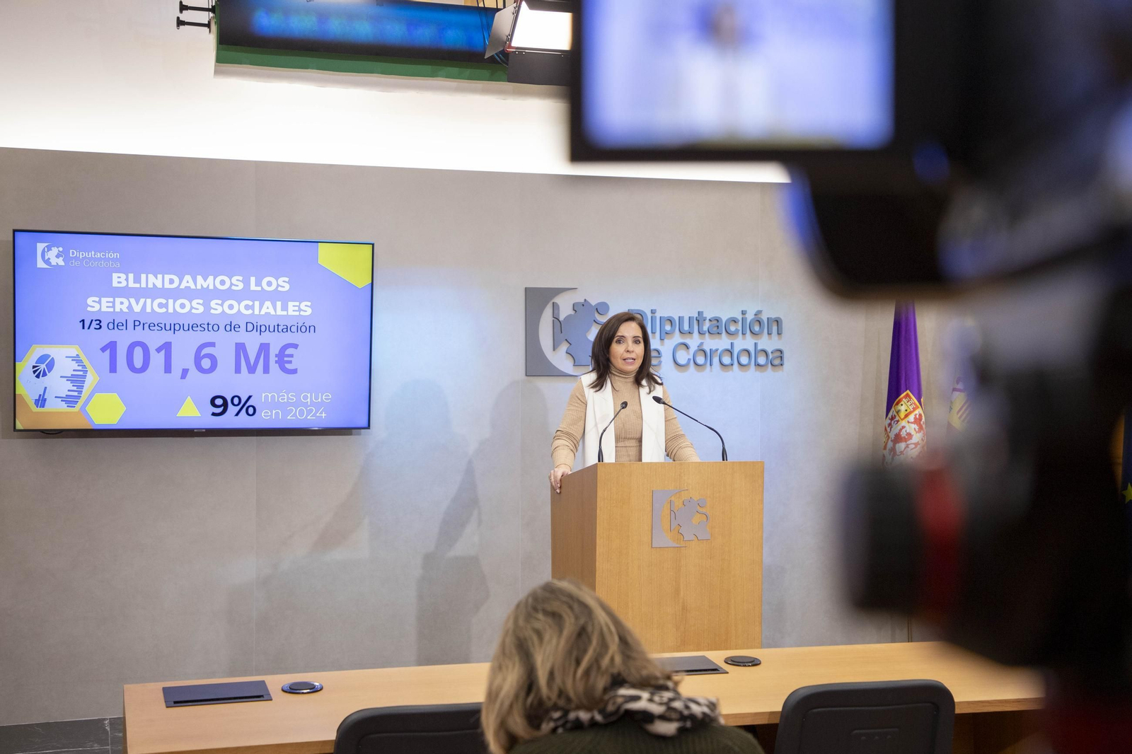 La diputada provincial Irene Aguilera.