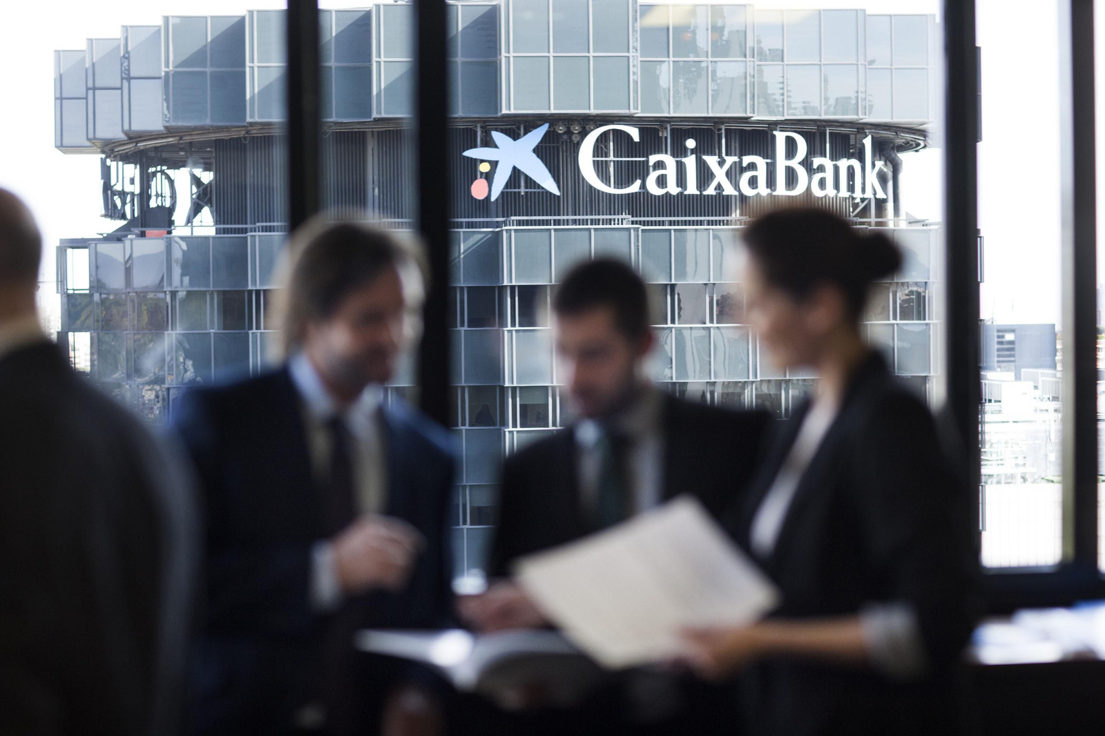 Centro corporativo de CaixaBank en Barcelona. Centro corporativo de CaixaBank en Barcelona.