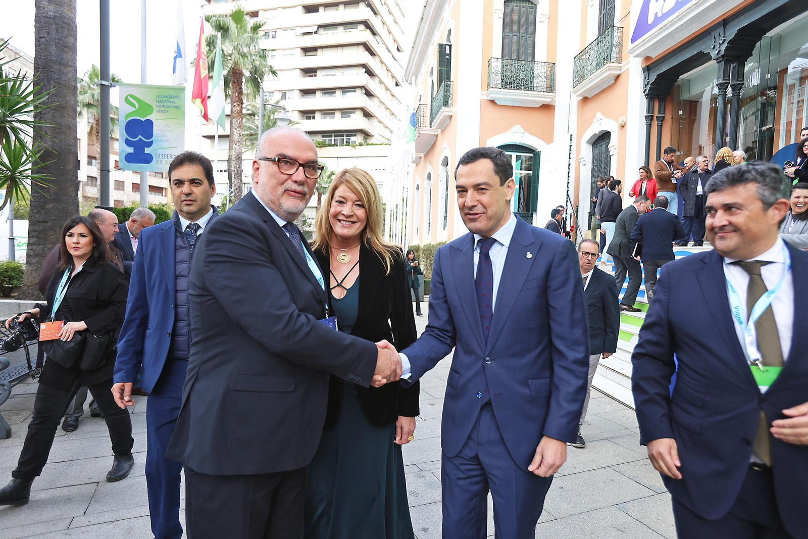 Imágenes del I Congreso Nacional de Hidrógeno Verde H2V celebrado en Huelva