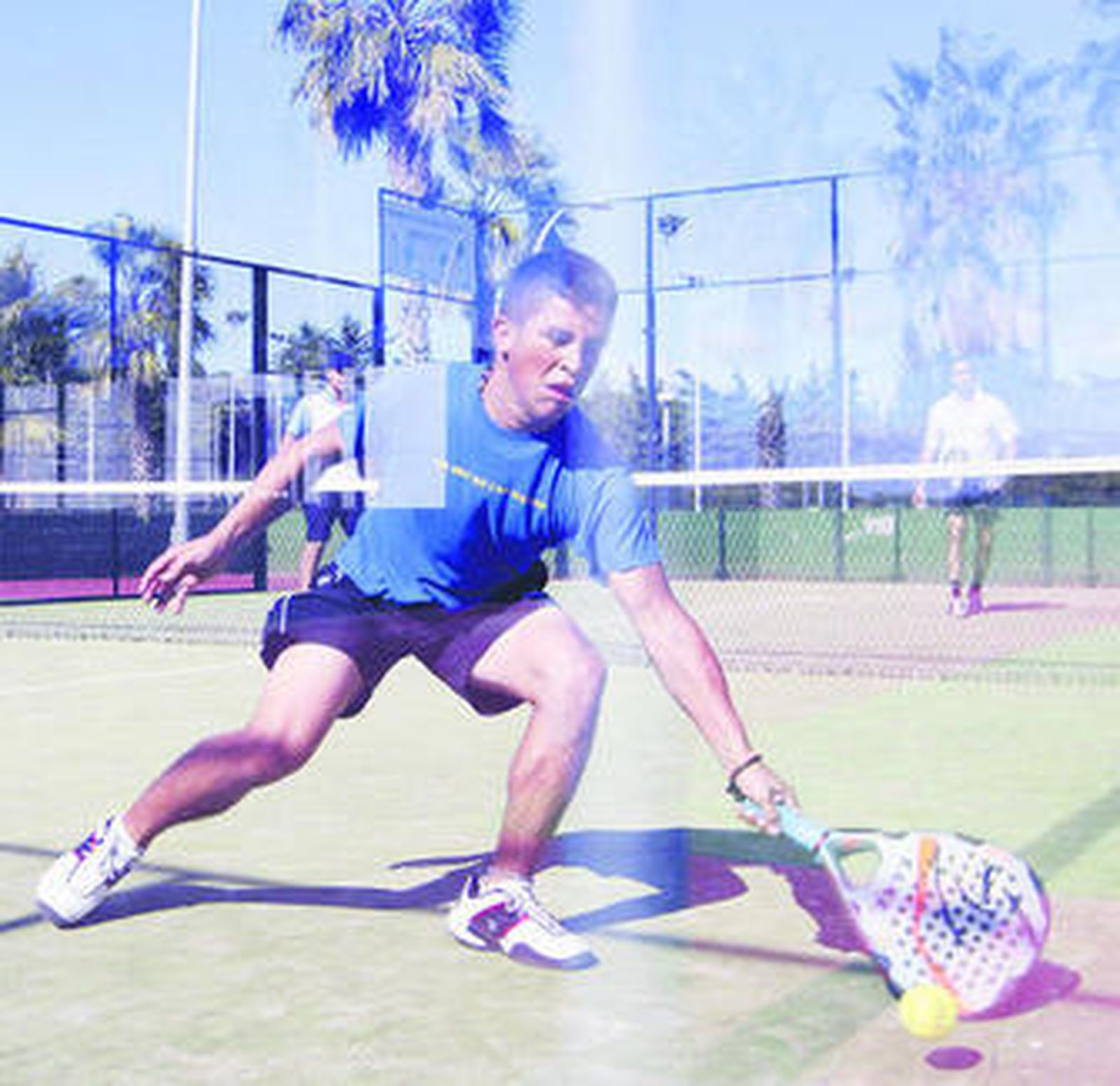 Imagen de uno de los momentos del Torneo Barclays de padel.