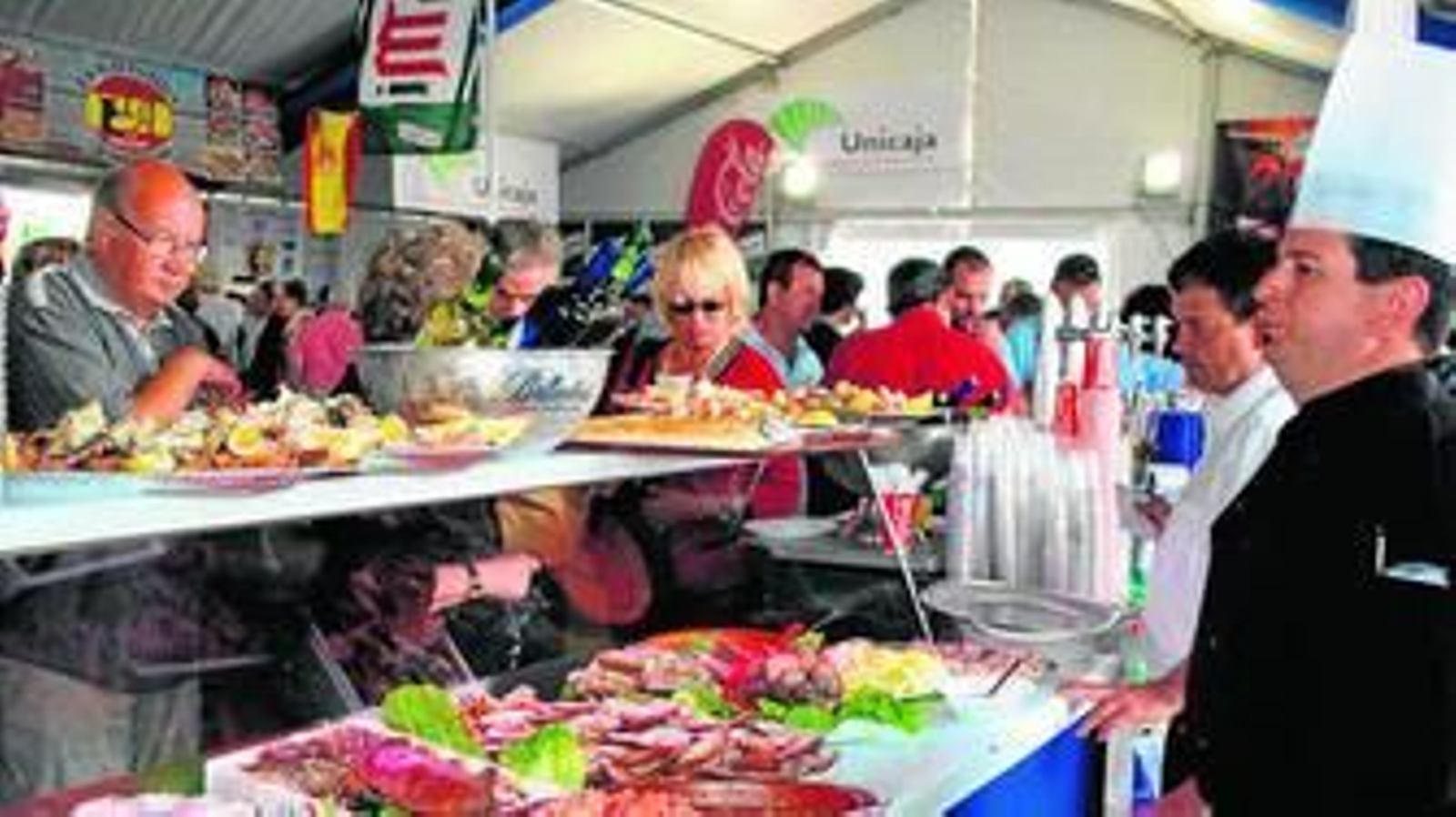 Uno de los 'stands' de la feria. Uno de los 'stands' de la feria.