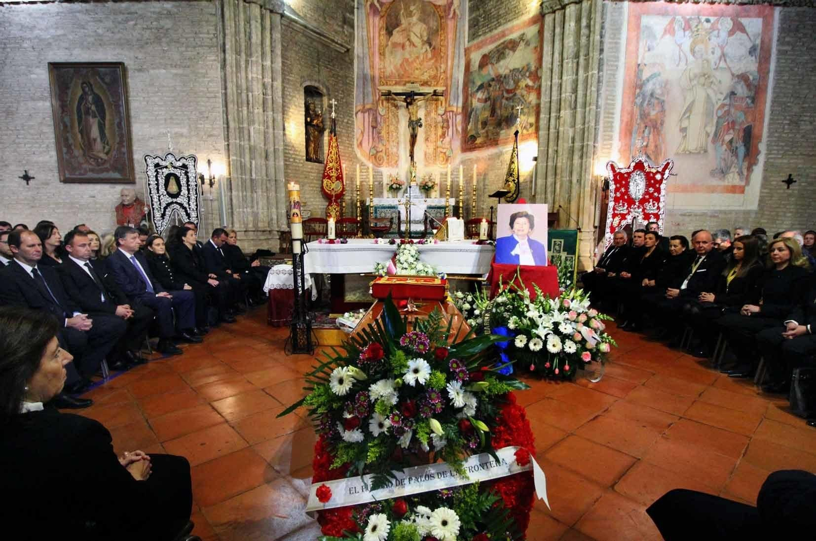 Imágenes del funeral de Pilar Pulgar