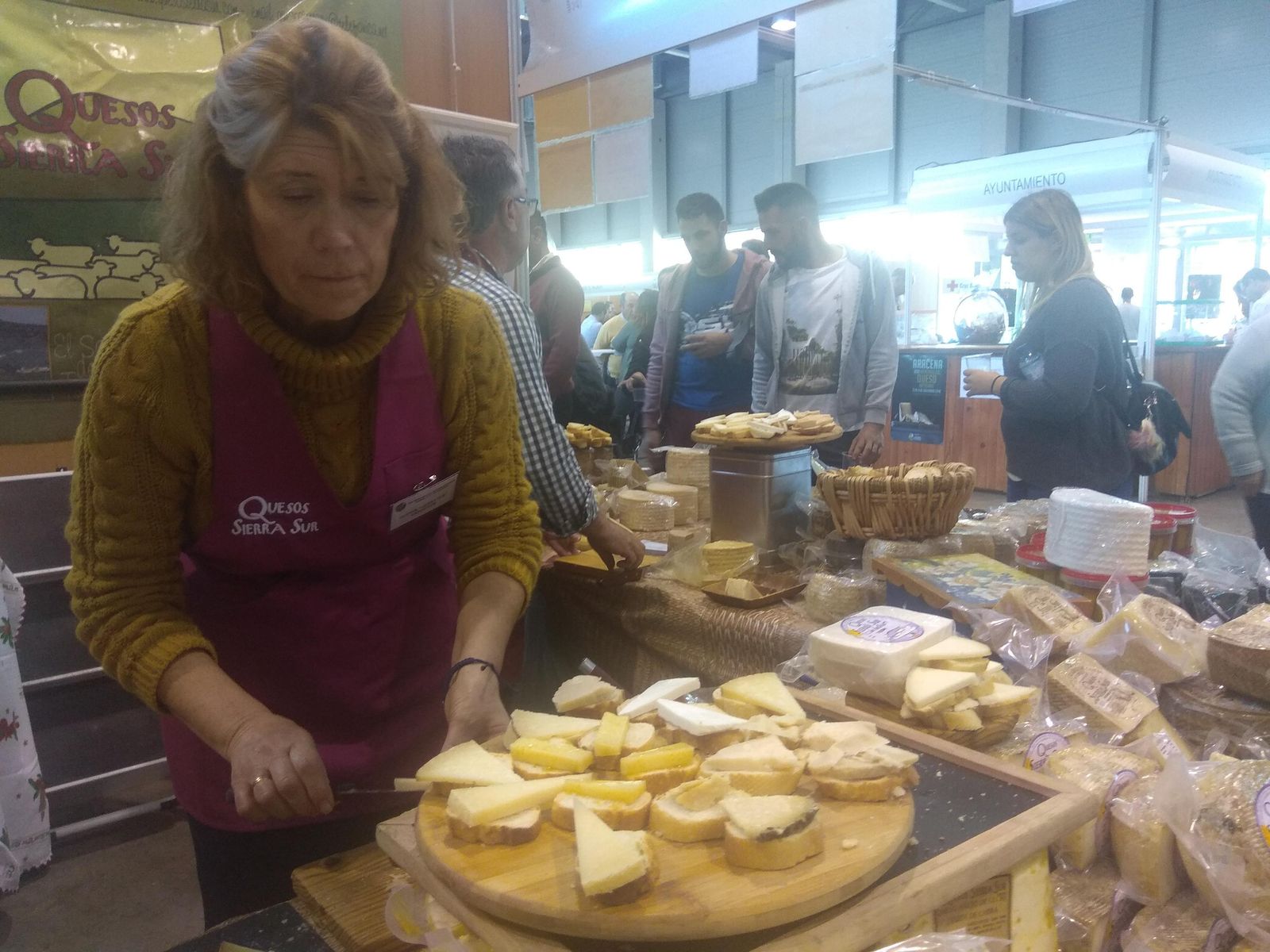 Una de las empresas queseras que participan en la muestra de Aracena.