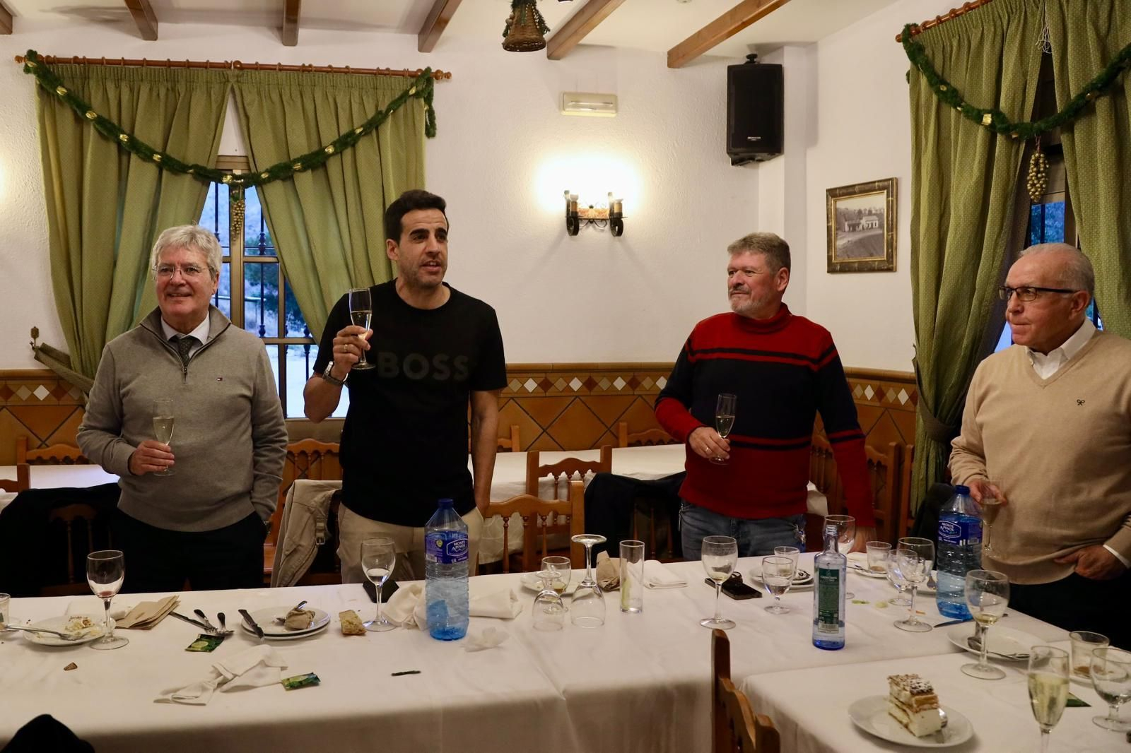 Los veteranos del Málaga CF se reúnen en la Venta del Túnel