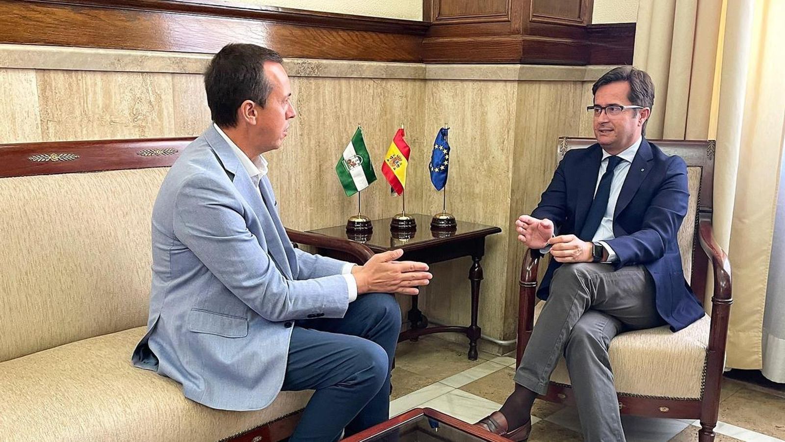 Góngora y Martín, reunidos, en una imagen de archivo.