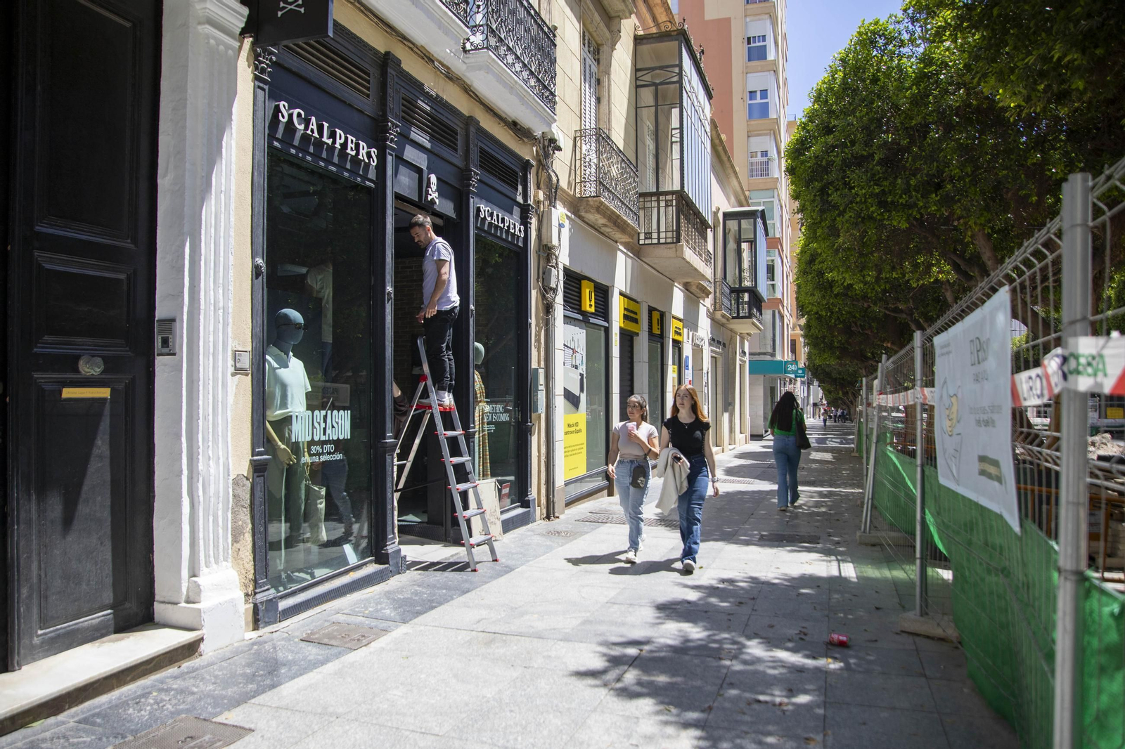 Las imágenes del apagón en Almería
