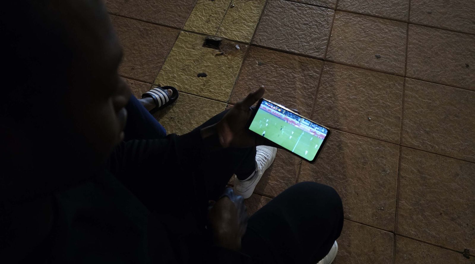 Las fotos de cómo se vivió en Algeciras el Zambia - Marruecos de la Copa de África