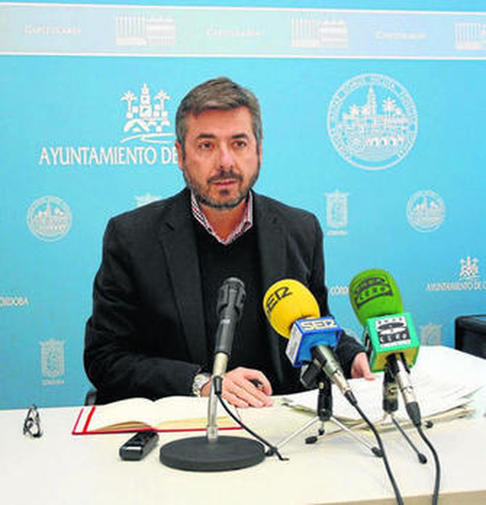 Miguel Ángel Torrico, ayer, durante la rueda de prensa.
