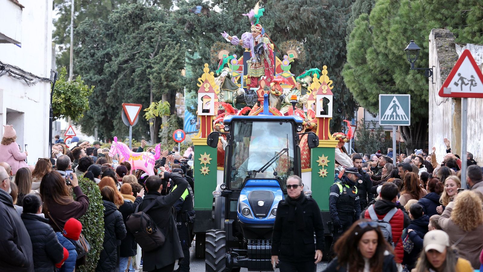 Imágenes de la cabalgata del Cartero Real de Jerez