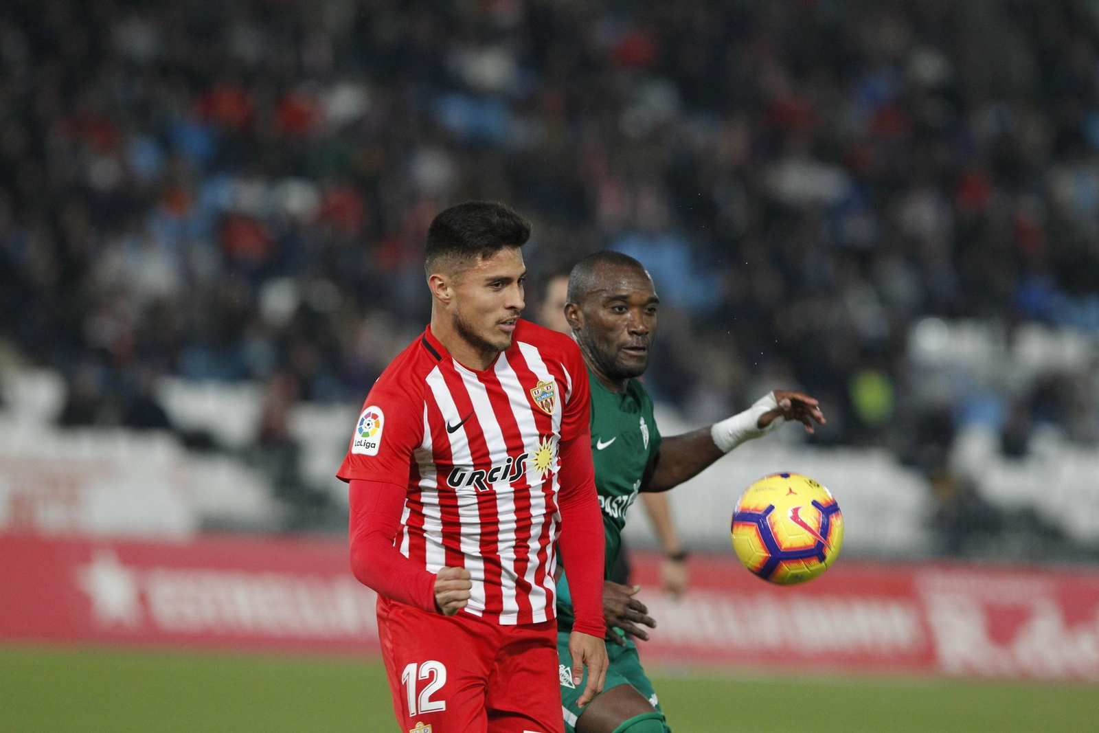 El UD Almería-Sporting de Gijón, en imágenes