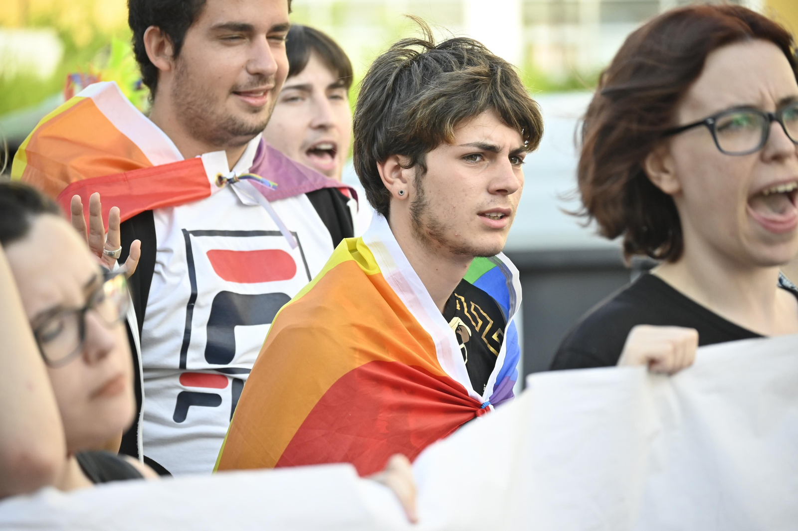 Las mejores imágenes de la manifestacióndel del Orgullo LGTBI en Huelva