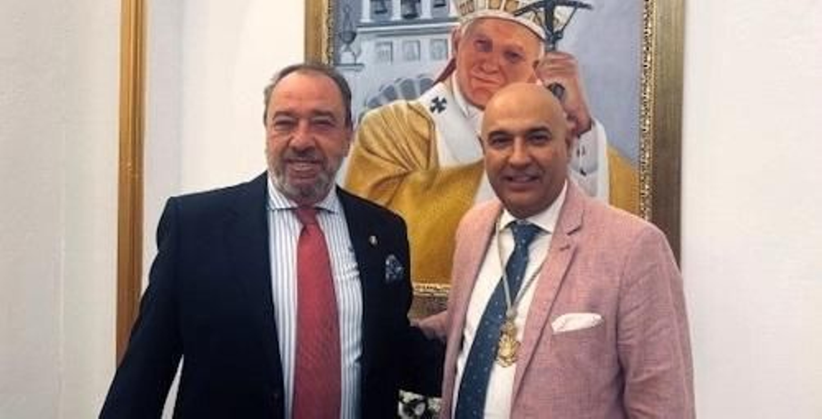 Fernando de la Torre Suárez (i), exaltador.