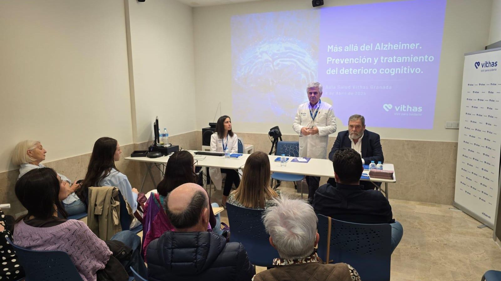 Aula salud dirigida a pacientes.