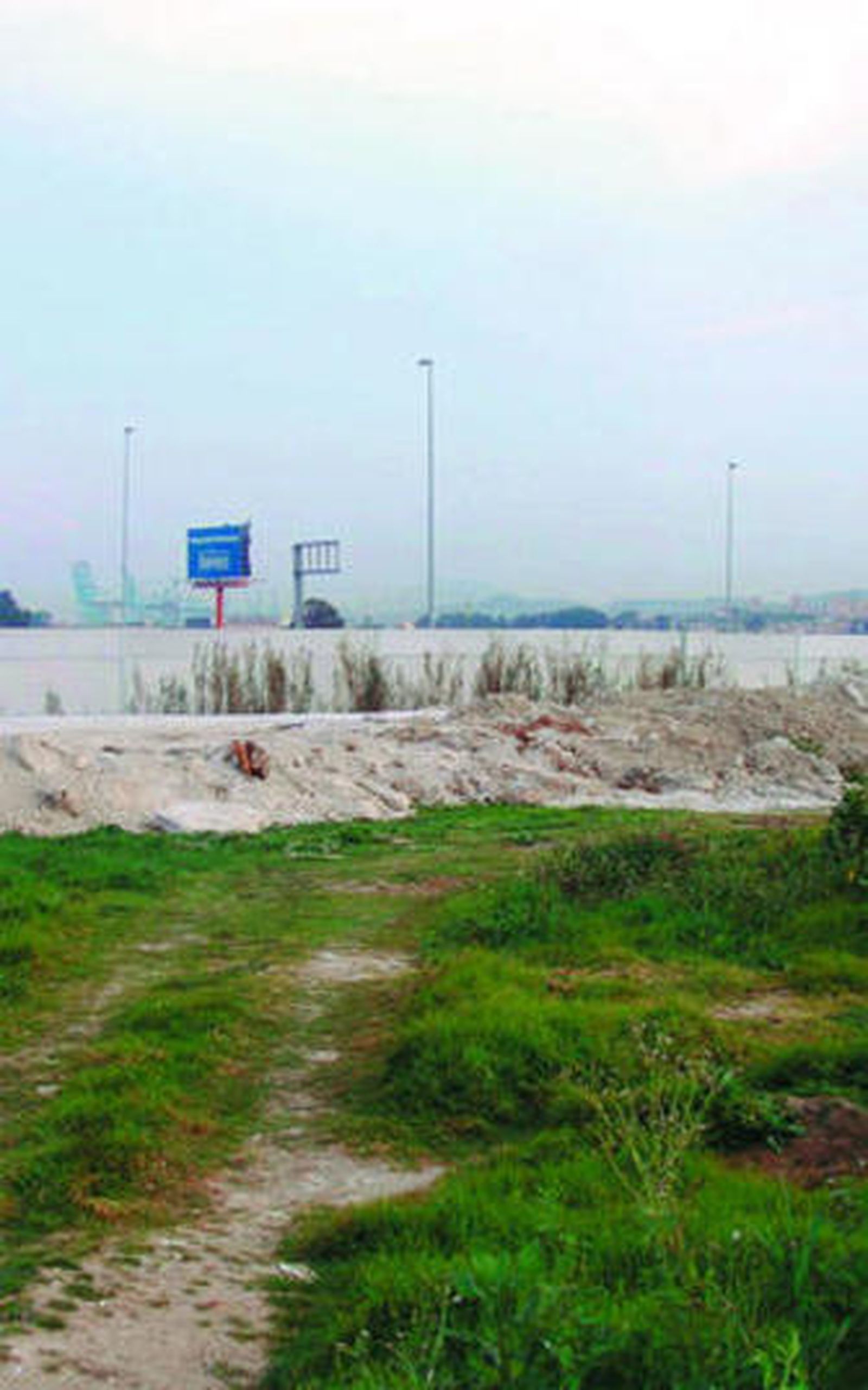 Los terrenos recalificados actualmente en Ciudad Jardín.