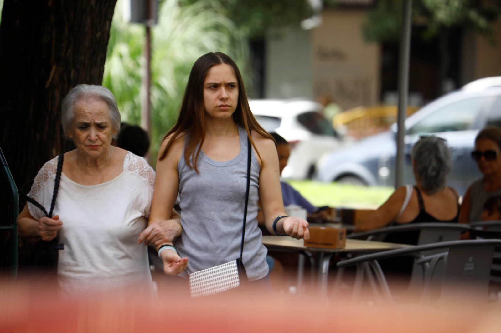 Ambiente en la avenida de Barcelona