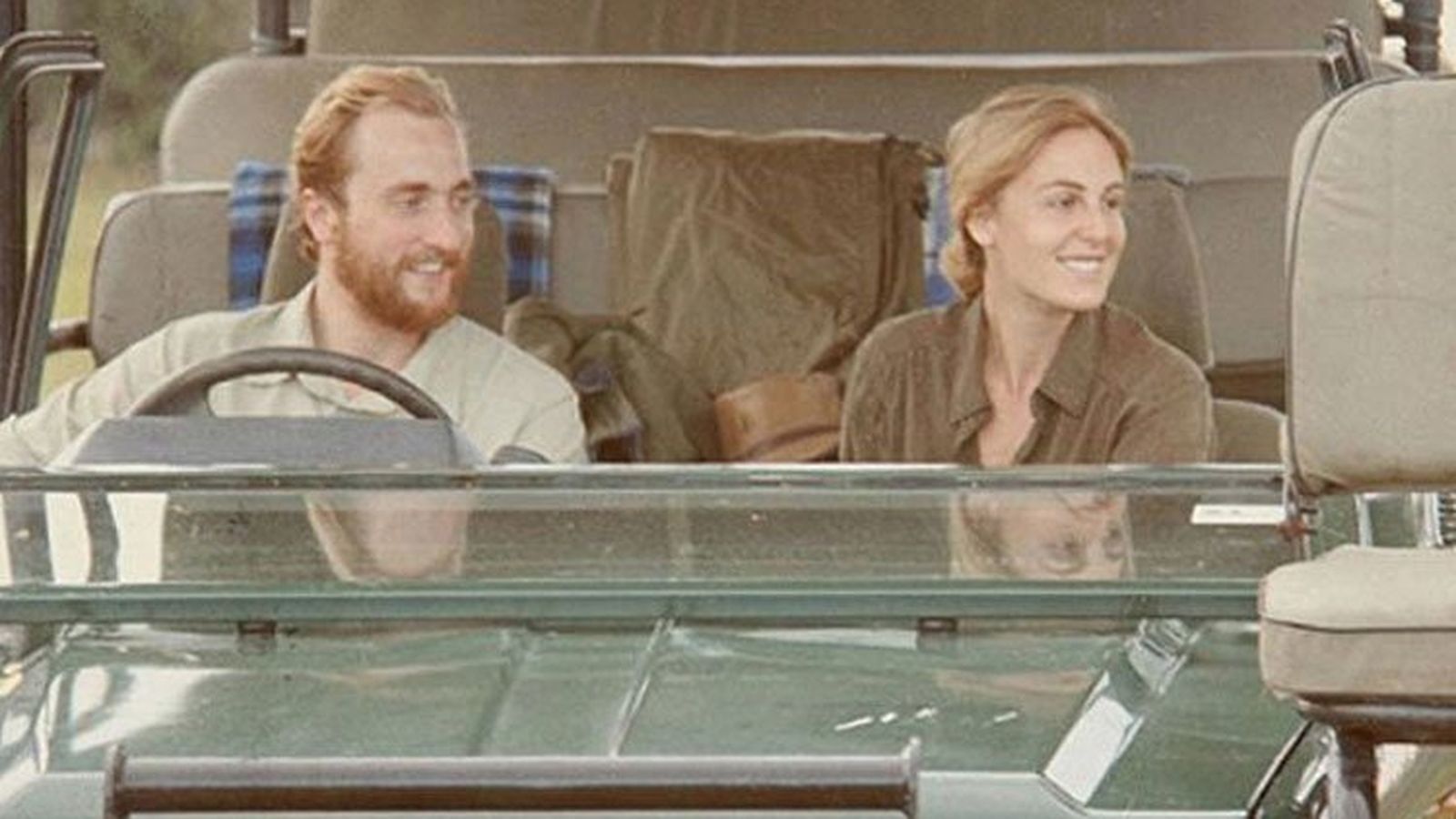 El príncipe con su novia de Córdoba, Victoria Ortiz.