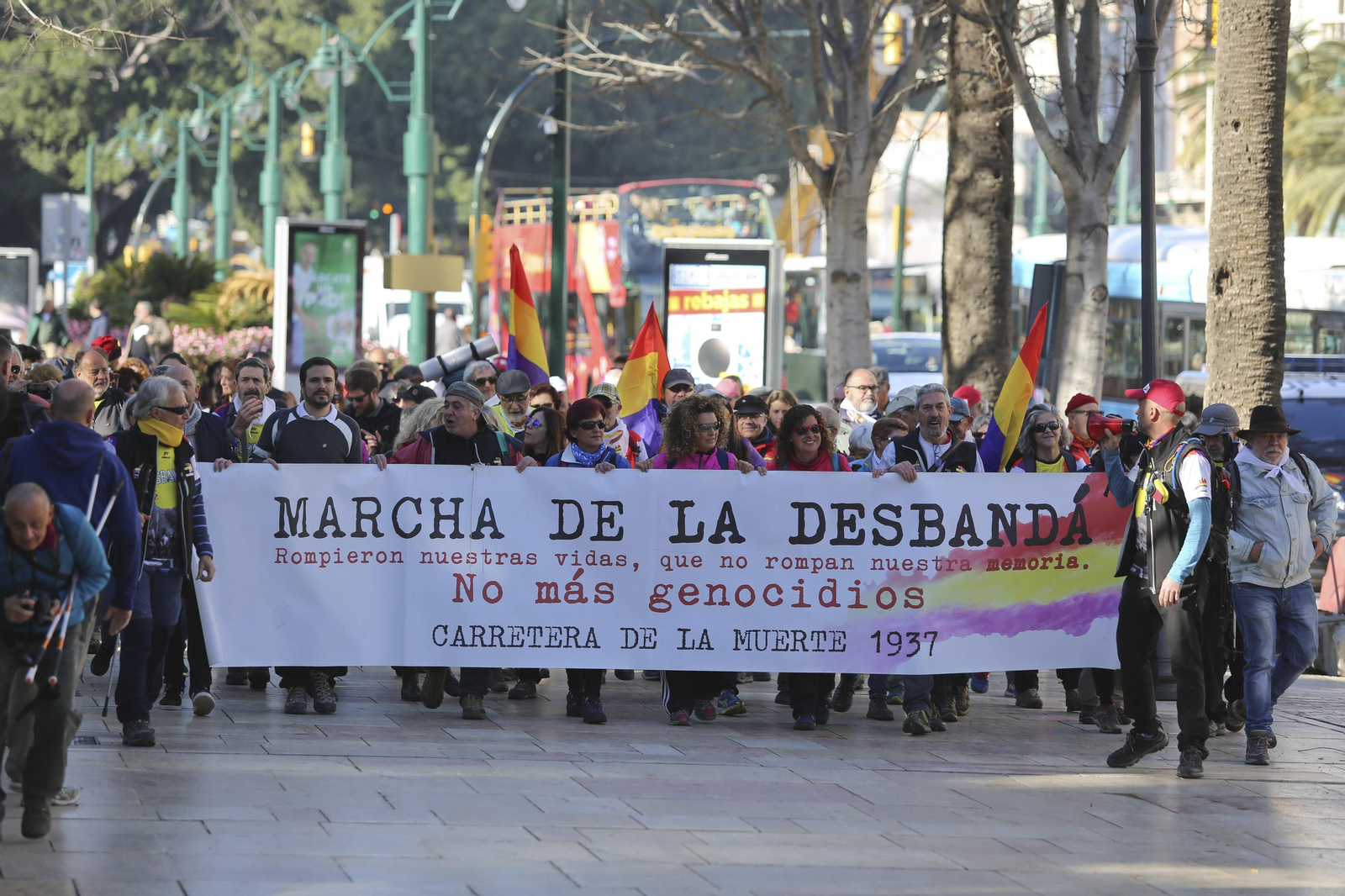 Tercera marcha para conmemorar La Desbandá. Tercera marcha para conmemorar La Desbandá.