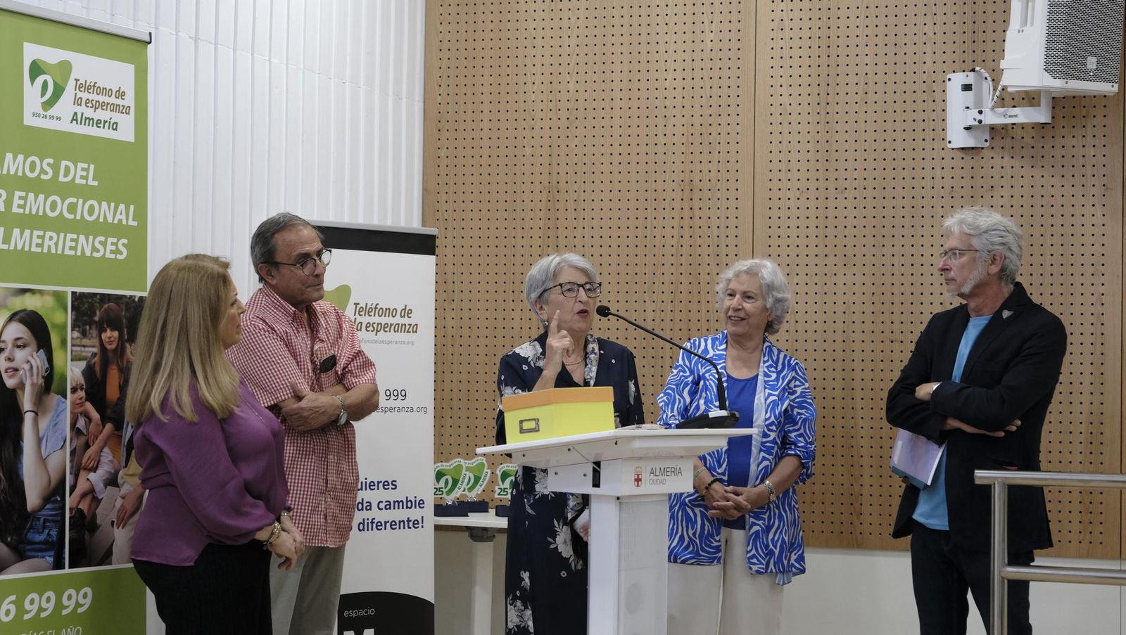 25 aniversario del Teléfono de la Esperanza en Almería, en imágenes
