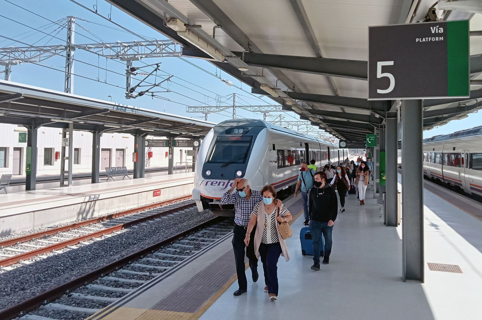 Estación de trenes de Huelva.