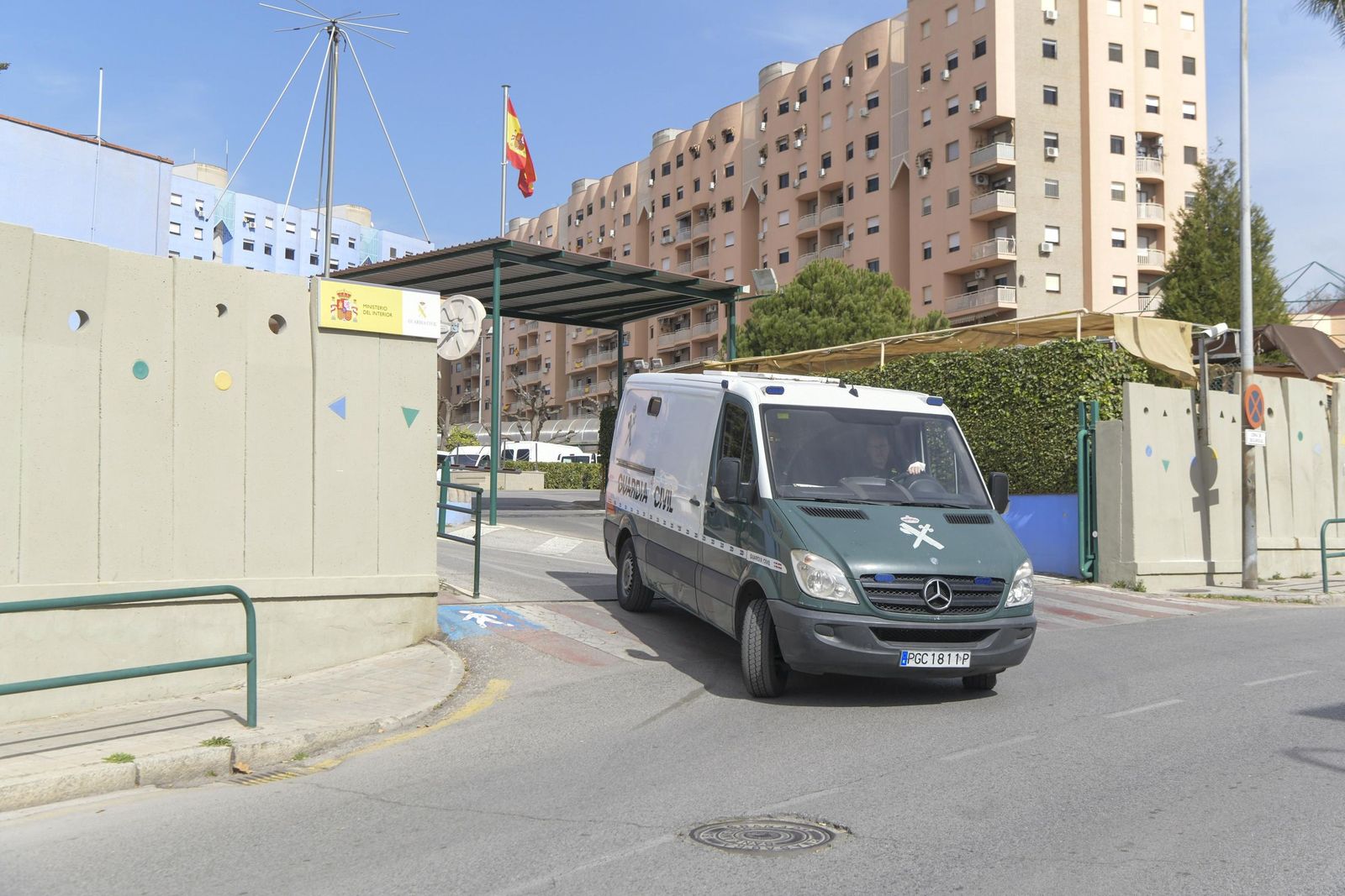 Imagen de archivo de la sede de la Comandancia de la Guardia Civil en Granada