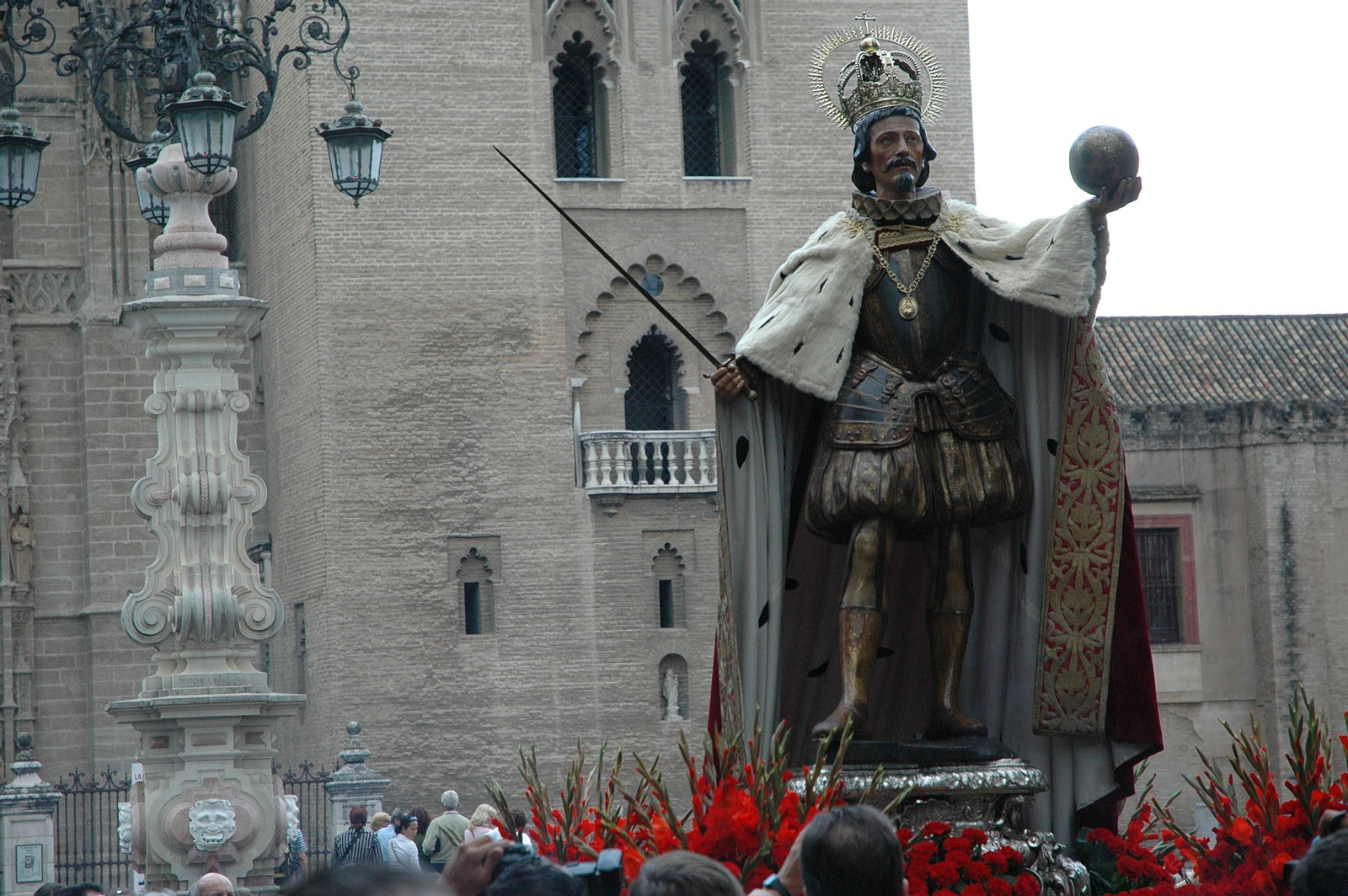 Imagen de San Fernando durante la procesión que protagonizó la década pasada el 30 de mayo.