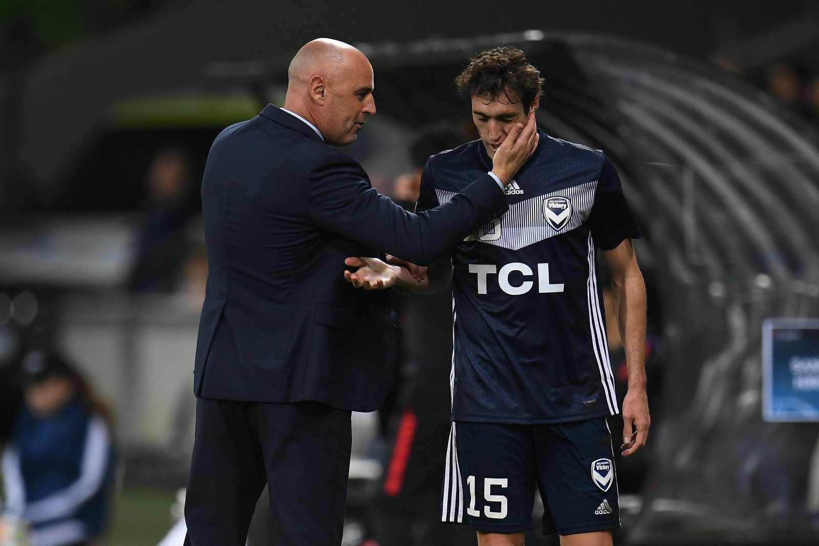 Raúl Baena, durante su etapa en el Melbourne Victory.