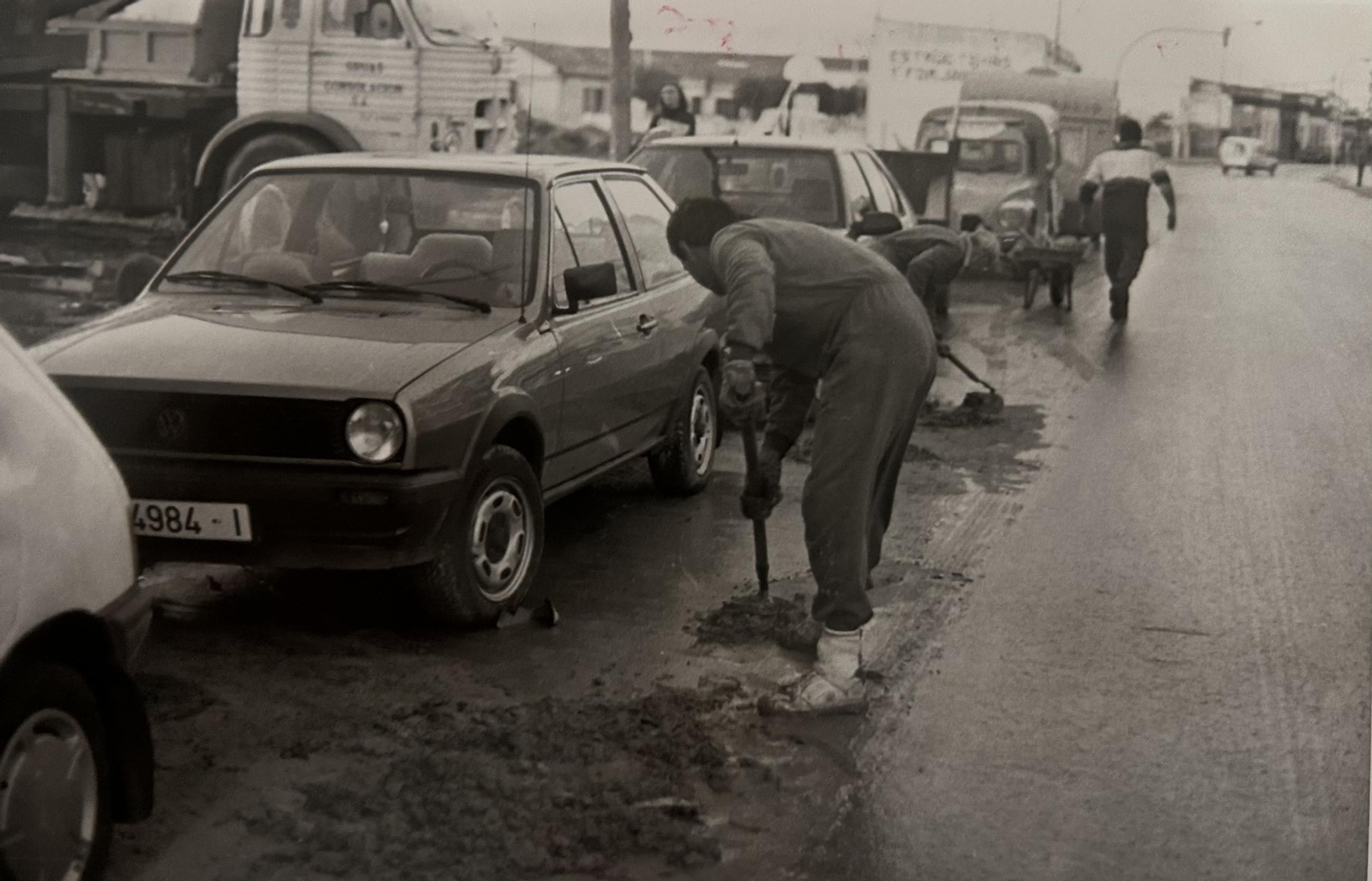 Efectos del temporal e inundaciones de enero de 1996 en Huelva.