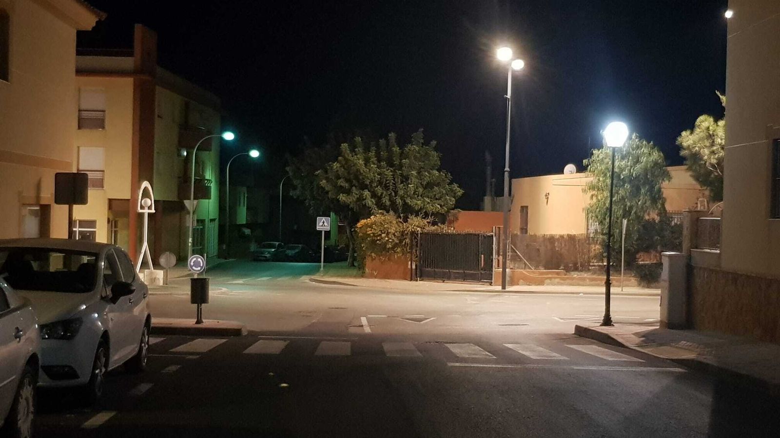 Calles de Vera desiertas por el toque de queda.