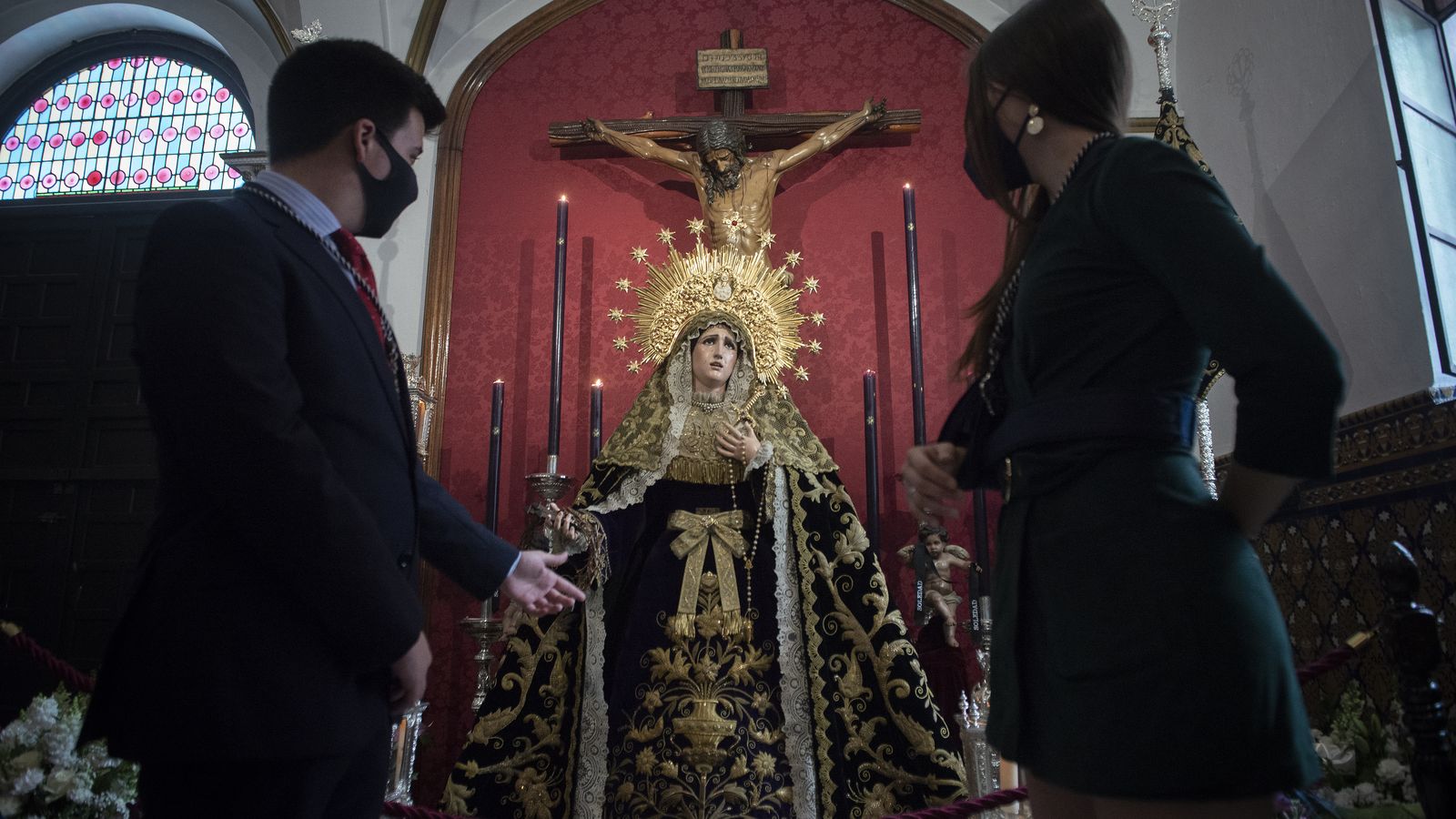 La Virgen de la Soledad y el Cristo de la Salvación en San Buenaventura